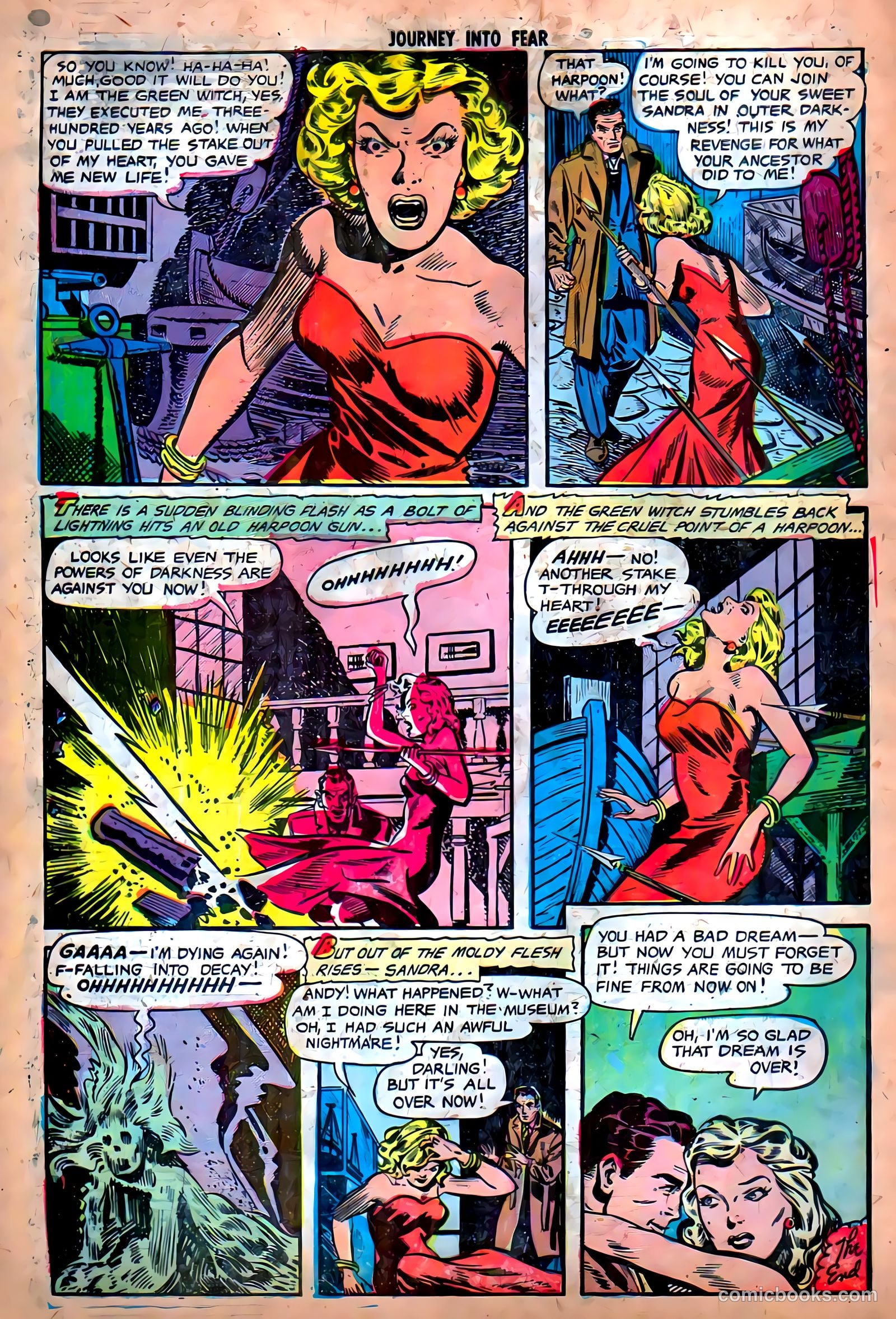 Journey into Fear #14 (1953) — page 34 of 36