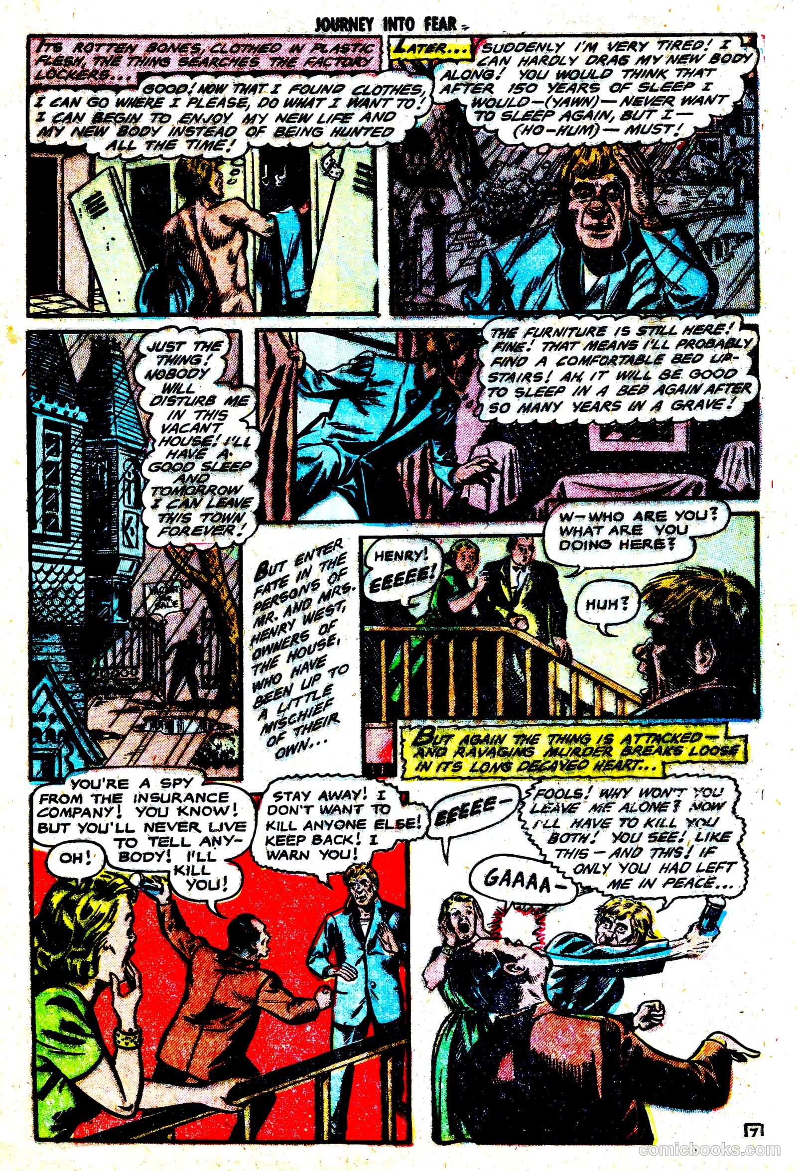 Journey into Fear #15 (1953) — page 8 of 33