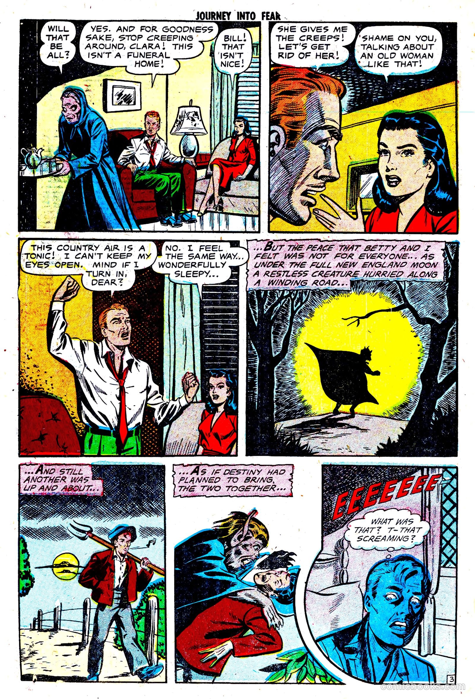 Journey into Fear #15 (1953) — page 21 of 33