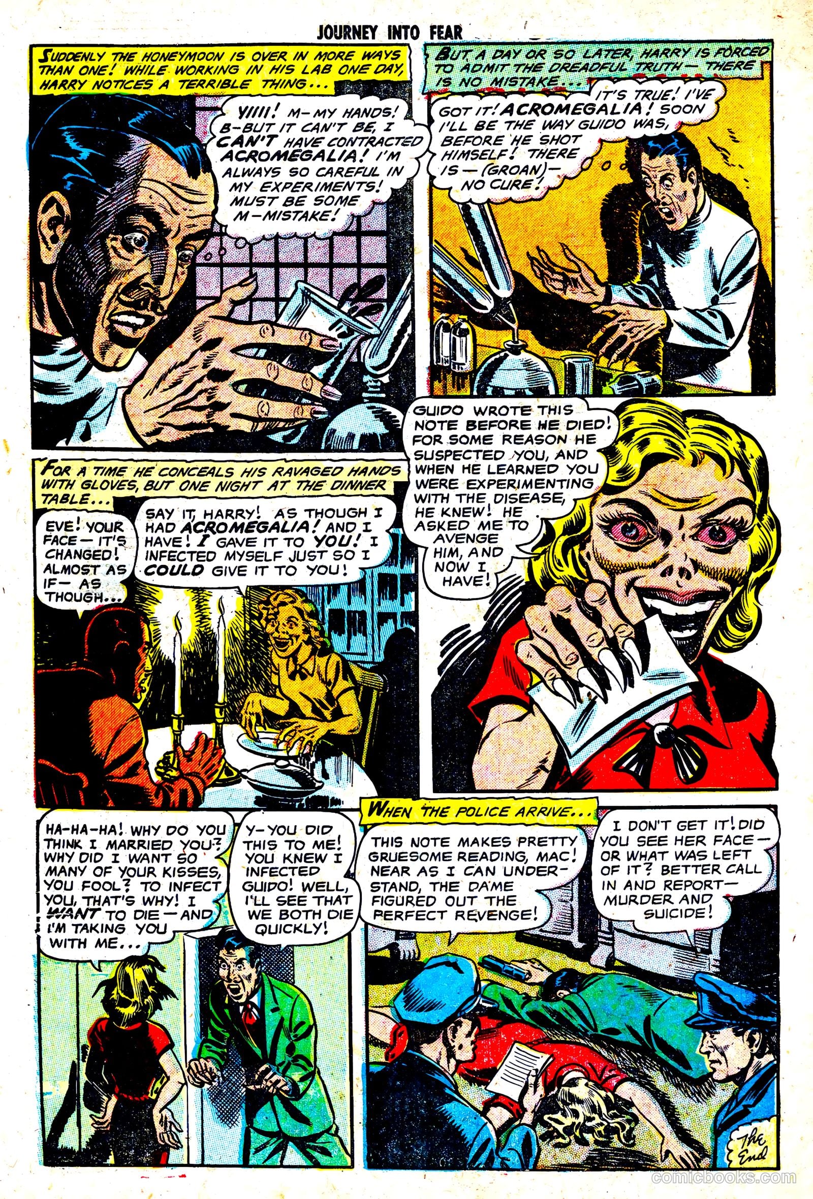 Journey into Fear #15 (1953) — page 33 of 33