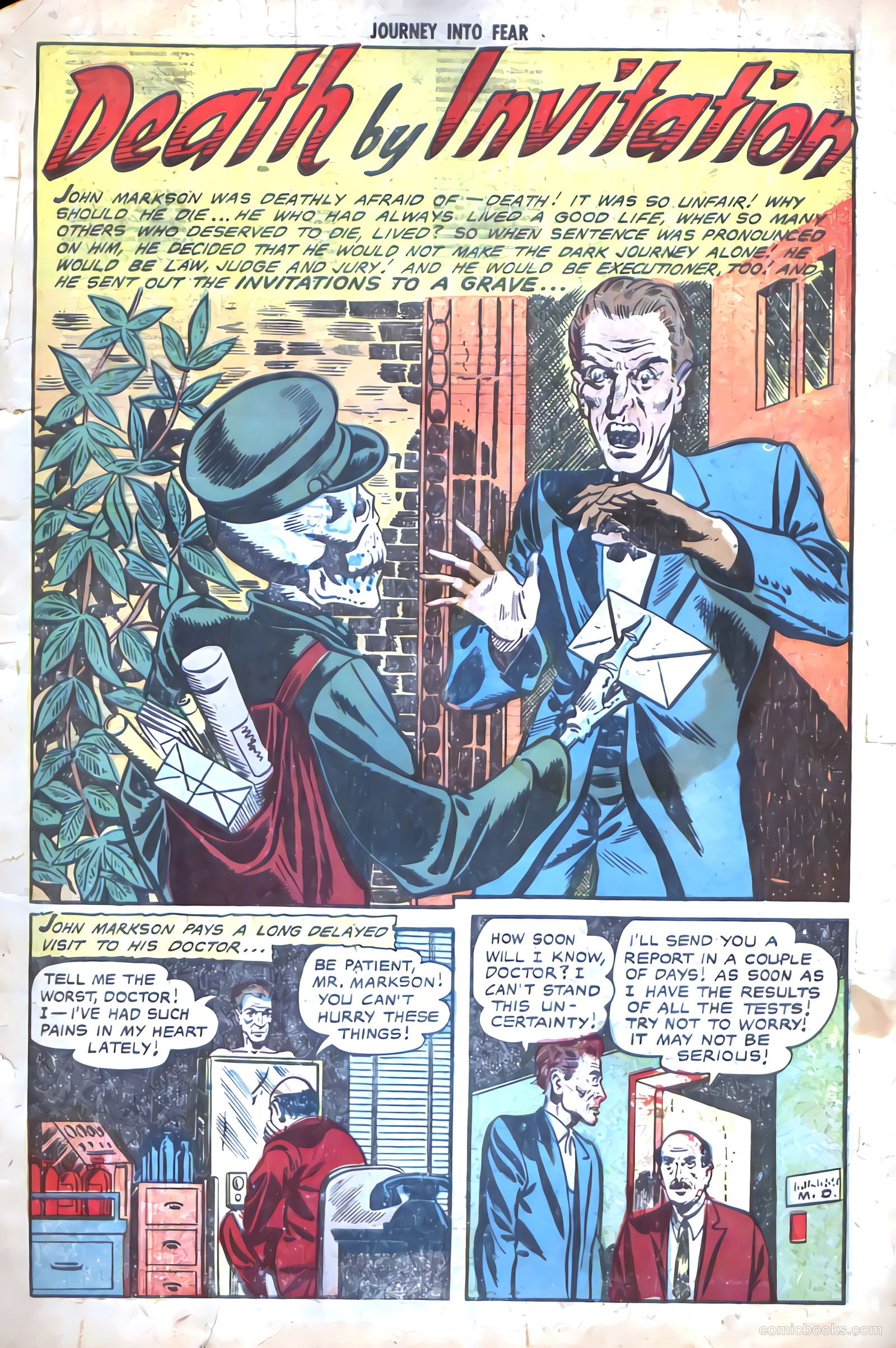 Journey into Fear #16 (1953) — page 3 of 36