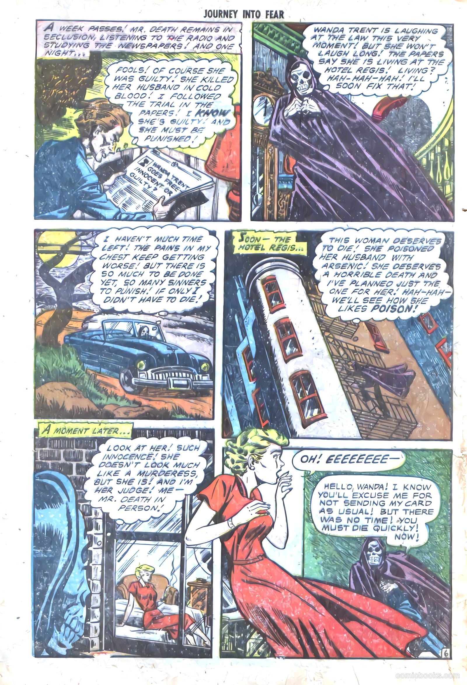 Journey into Fear #16 (1953) — page 8 of 36