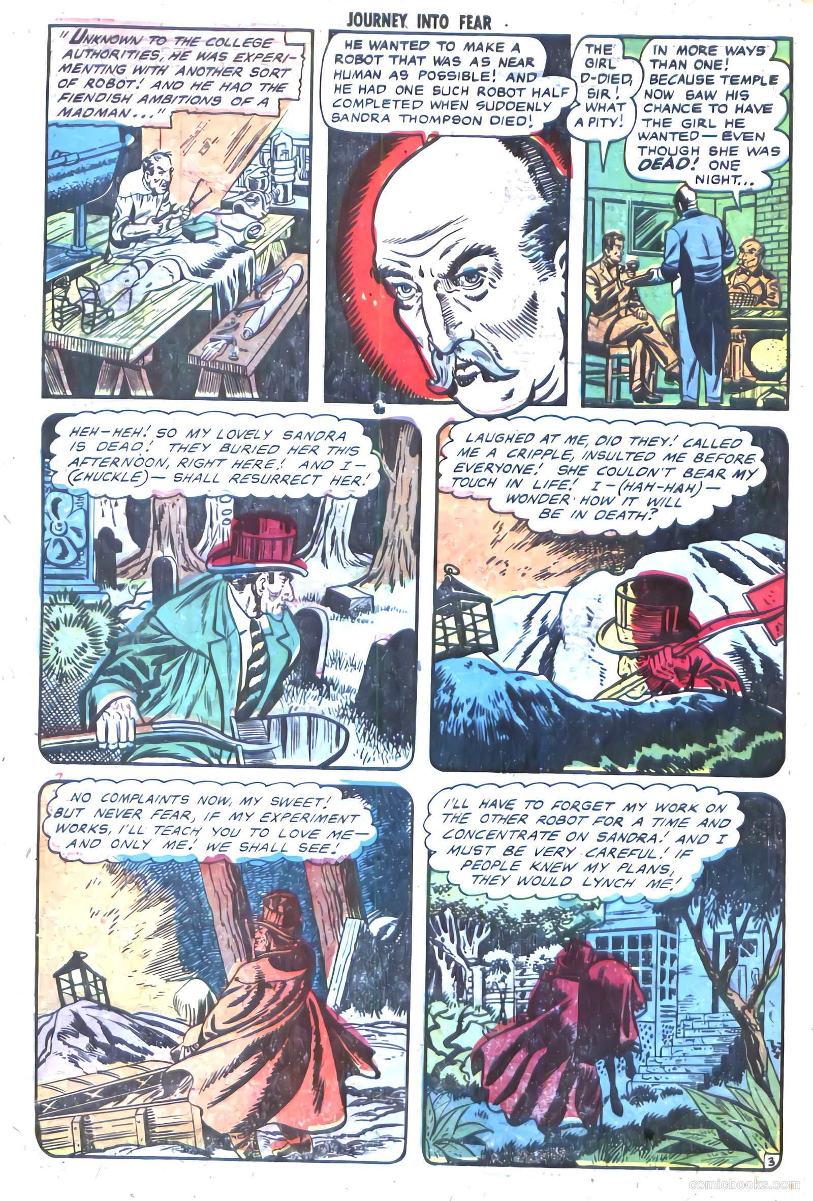 Journey into Fear #16 (1953) — page 22 of 36