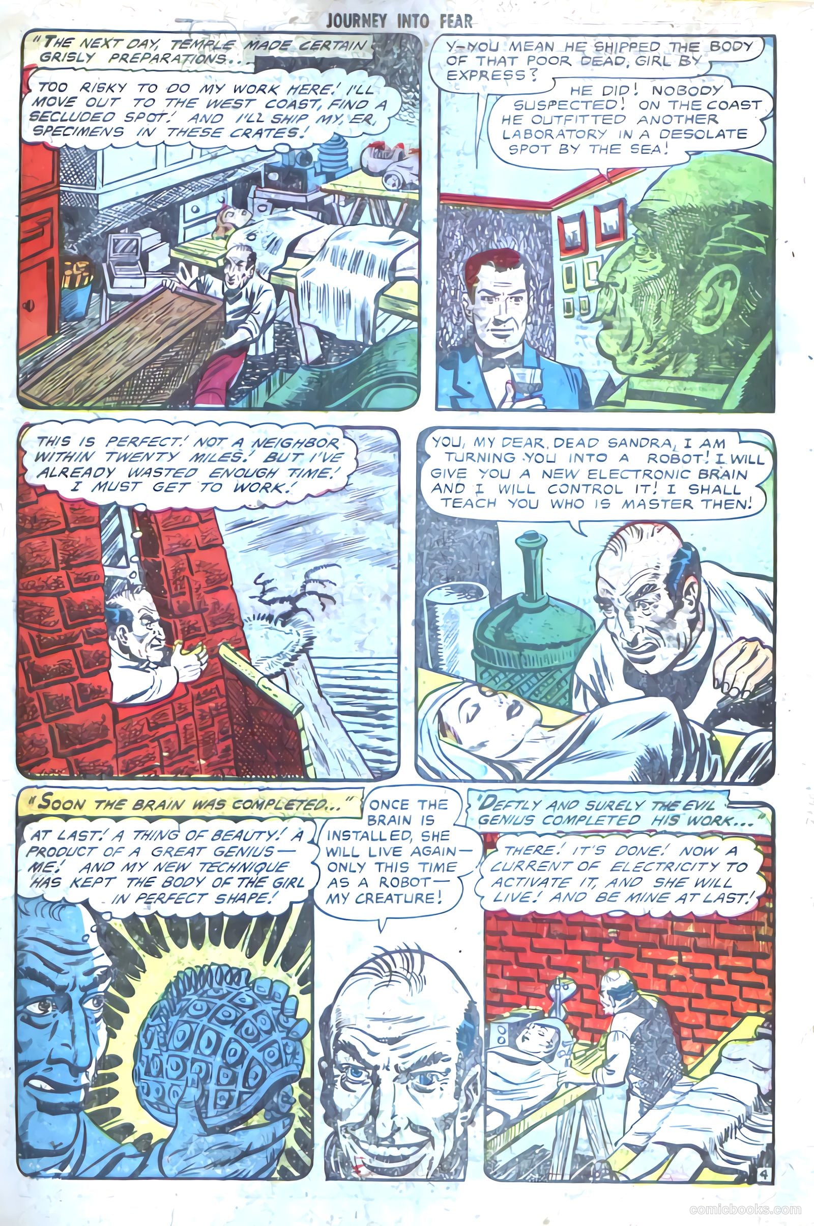 Journey into Fear #16 (1953) — page 23 of 36