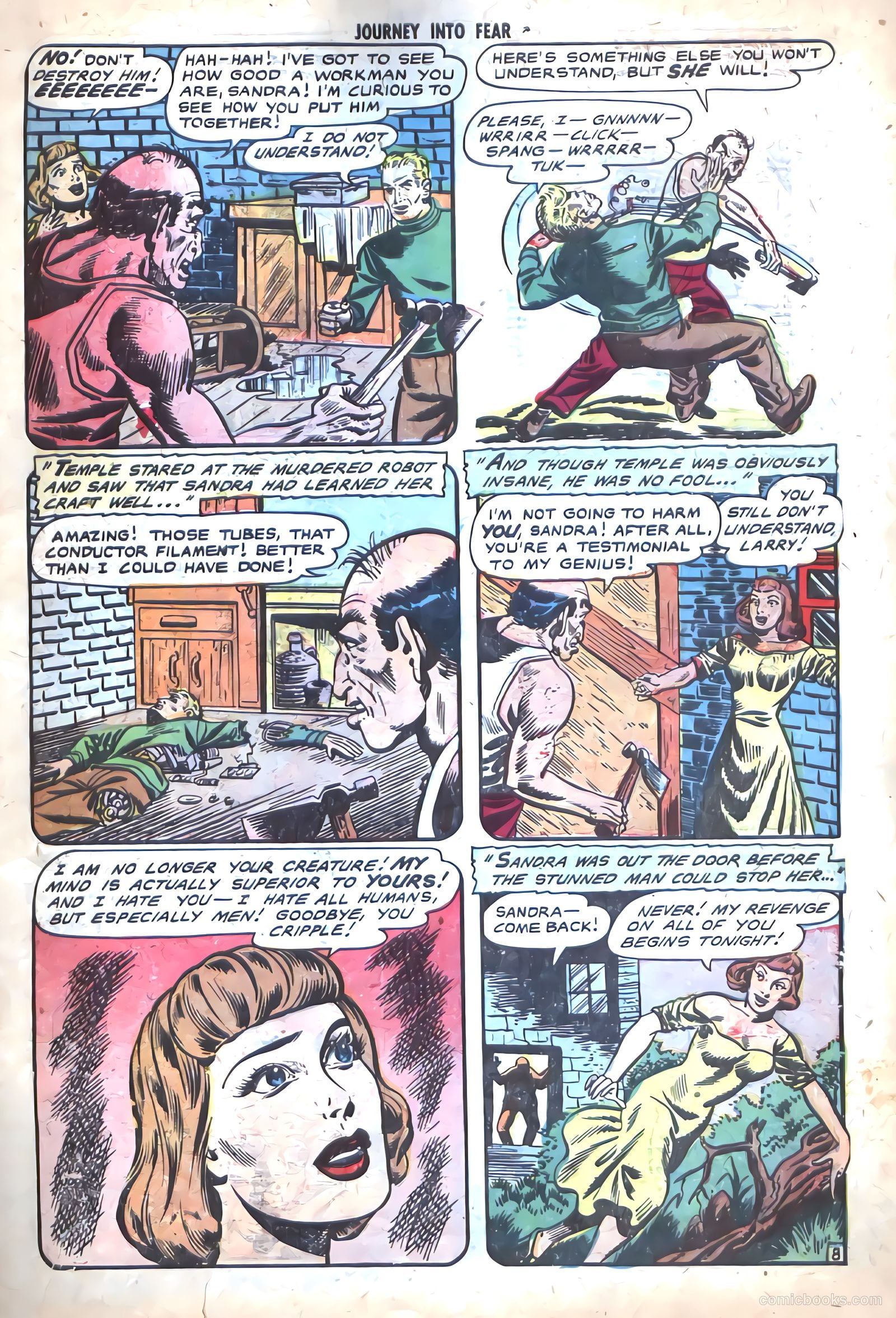 Journey into Fear #16 (1953) — page 27 of 36