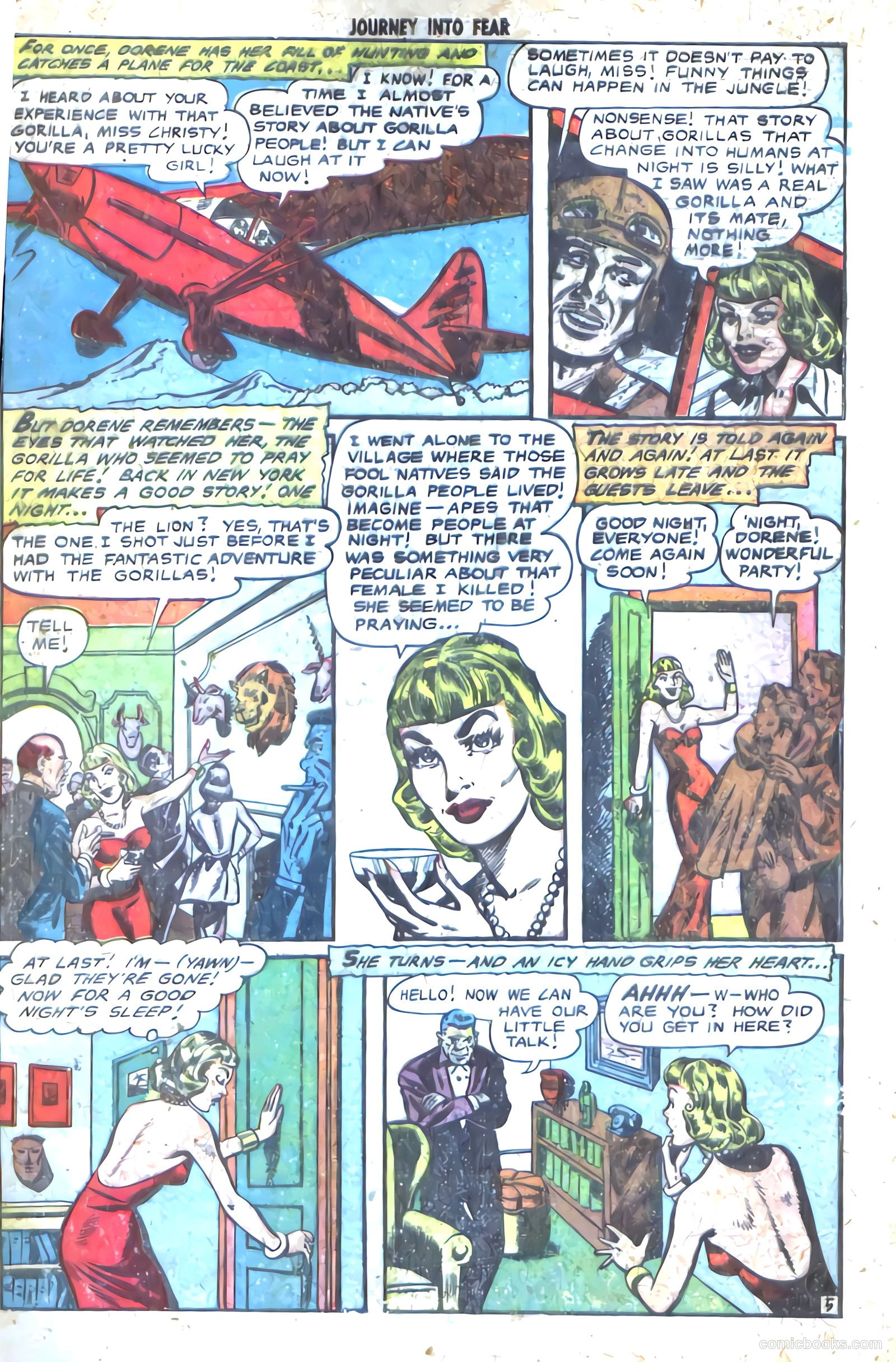 Journey into Fear #16 (1953) — page 33 of 36