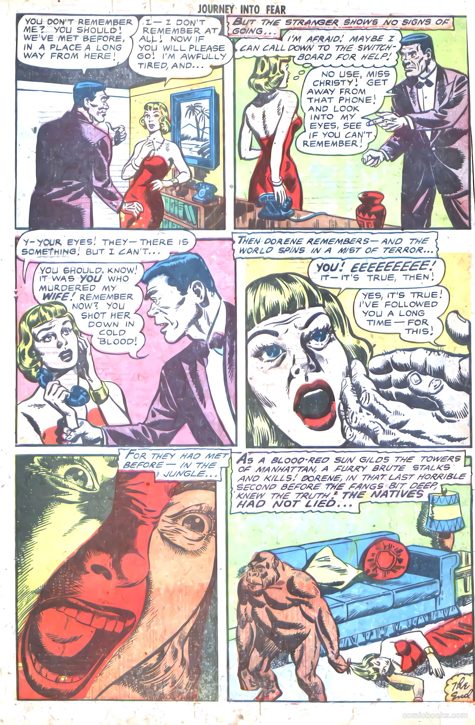 Journey into Fear #16 (1953) — page 34 of 36