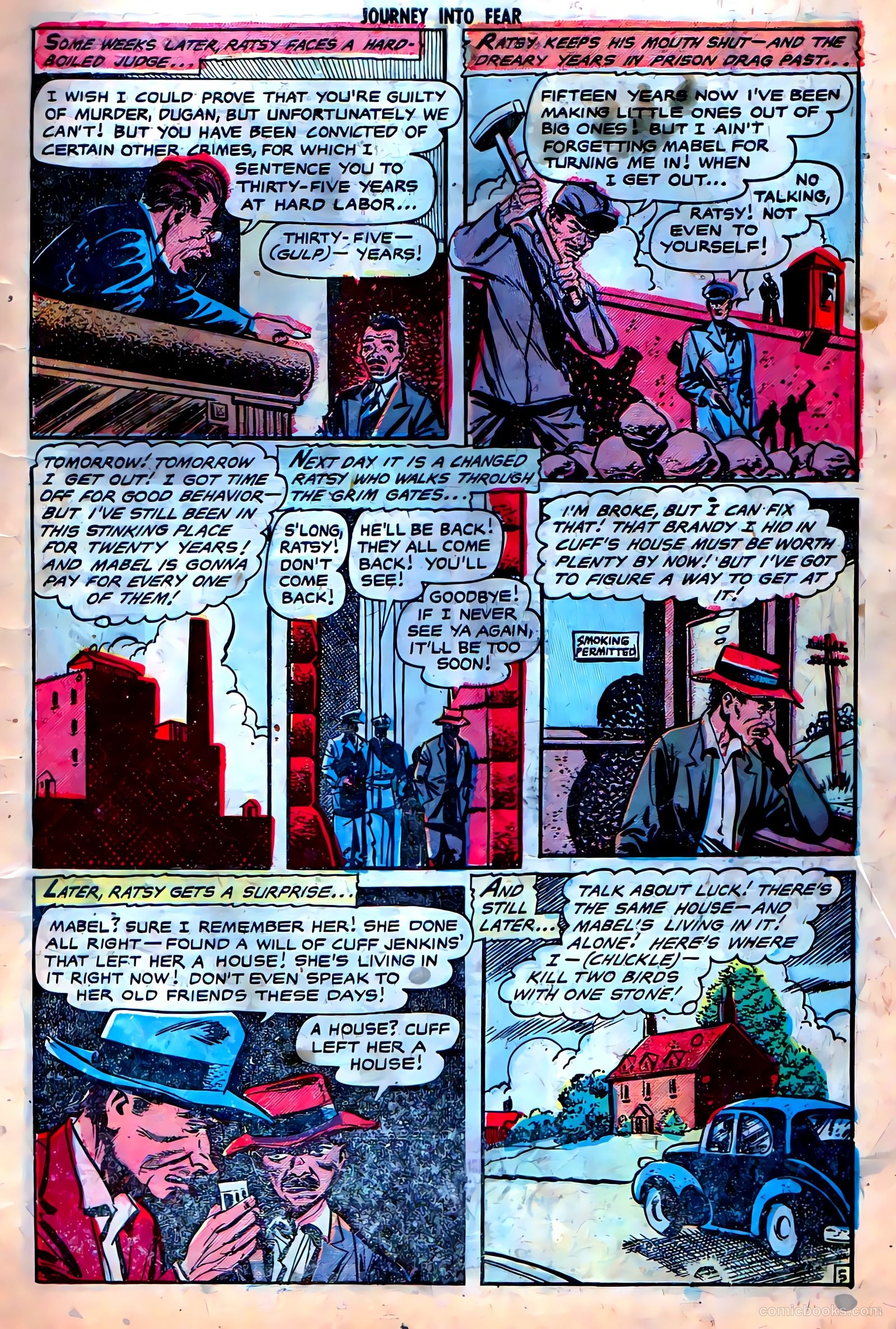 Journey into Fear #17 (1954) — page 6 of 33