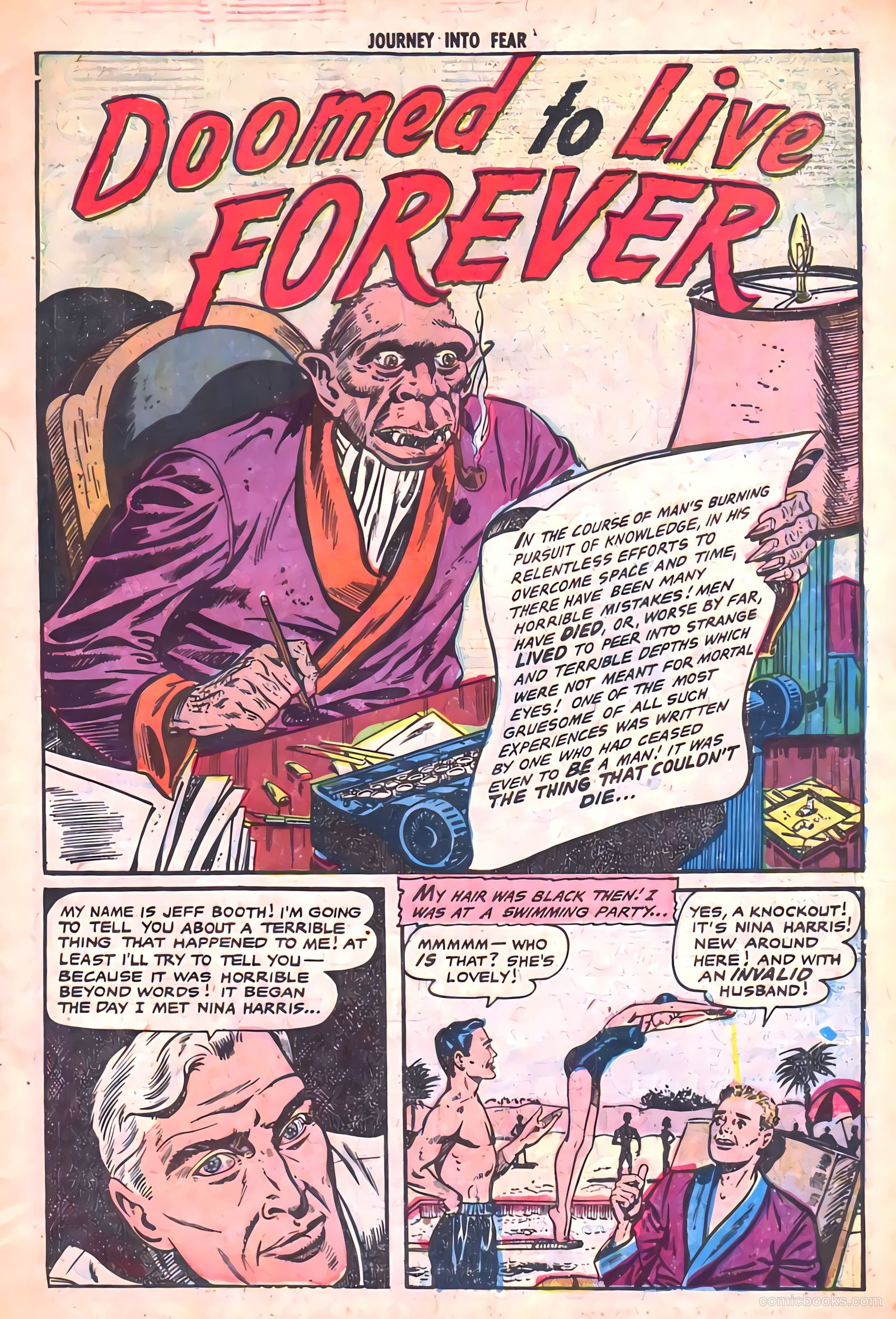 Journey into Fear #18 (1954) — page 3 of 36