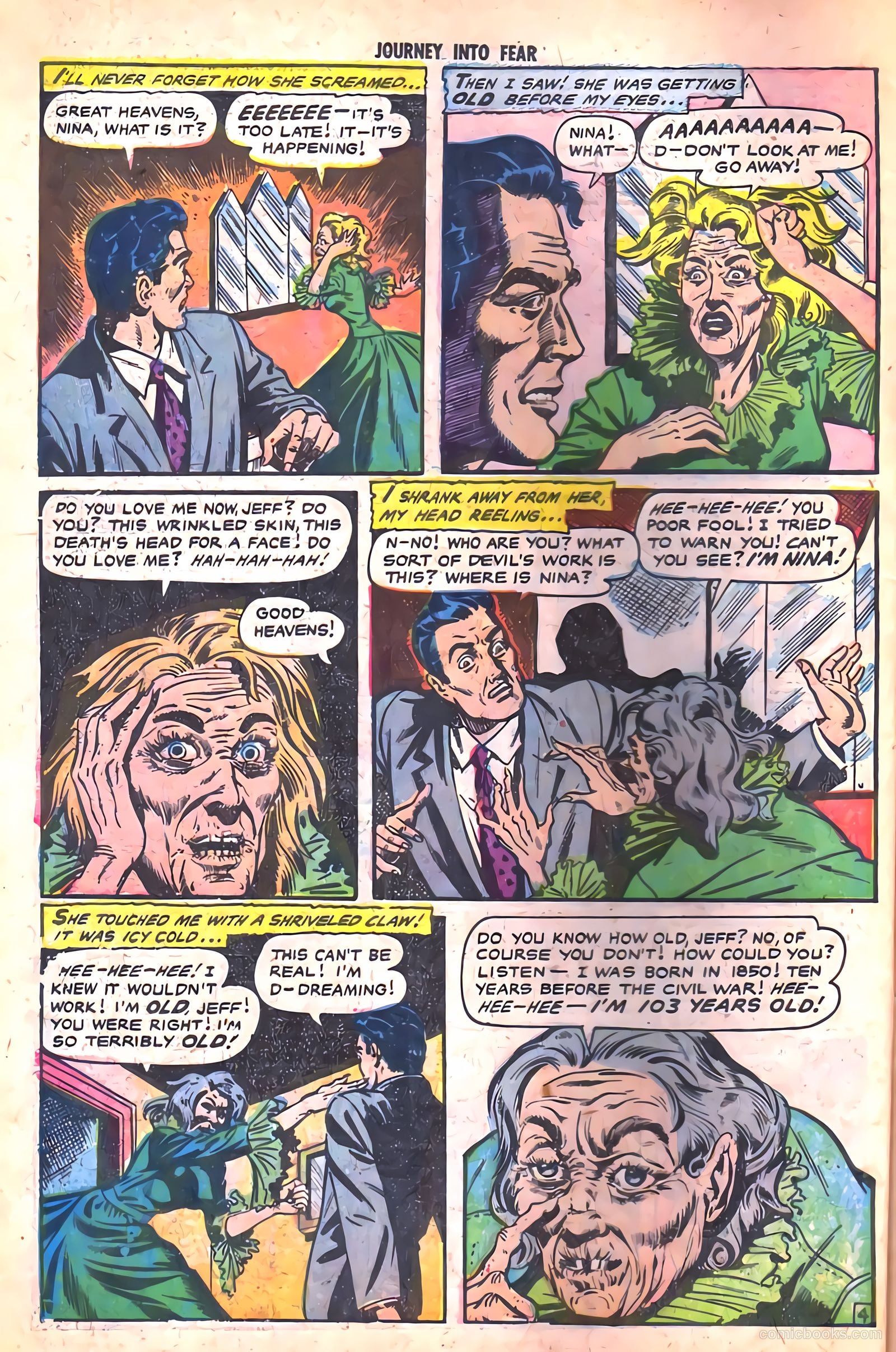 Journey into Fear #18 (1954) — page 6 of 36