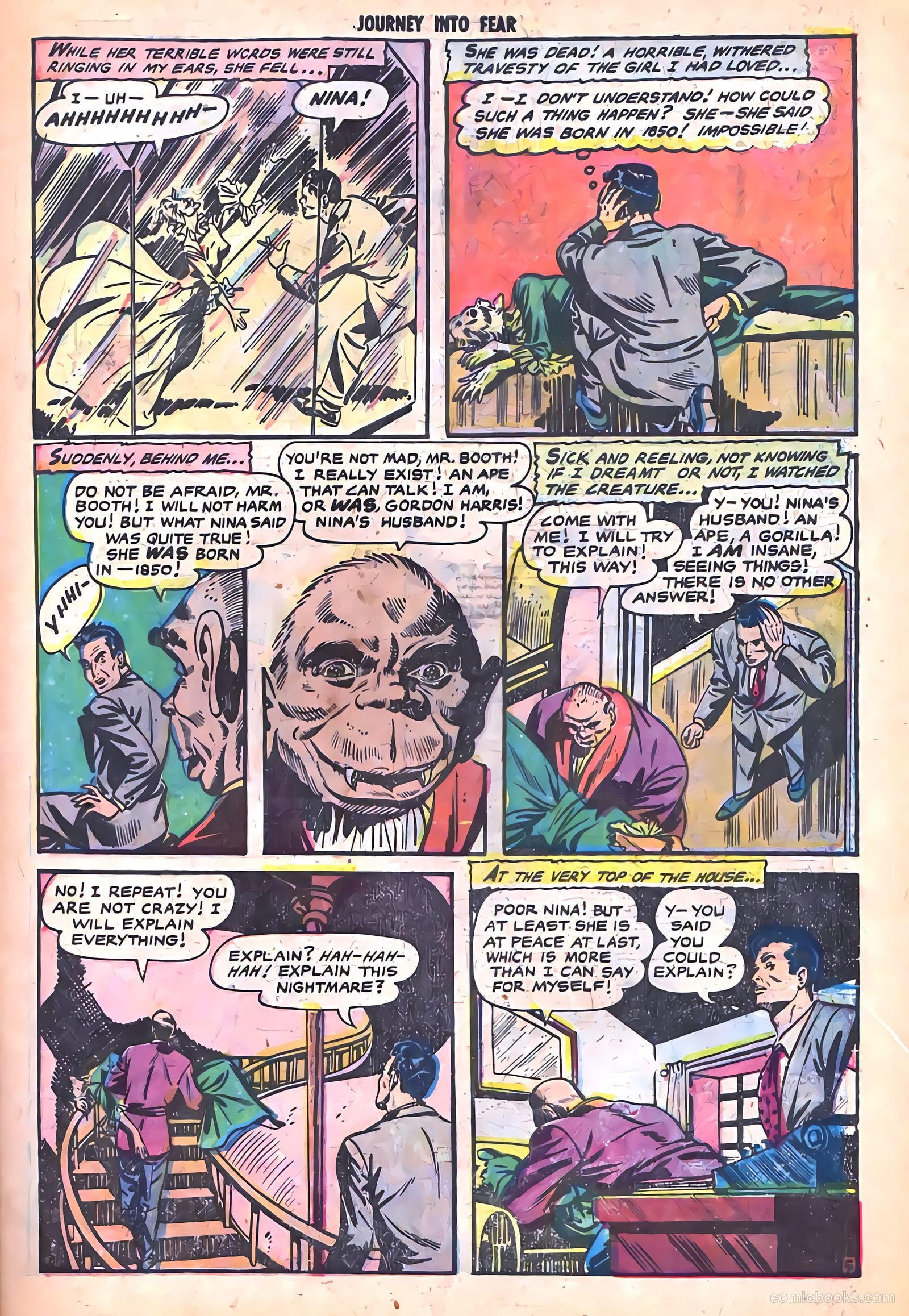 Journey into Fear #18 (1954) — page 7 of 36
