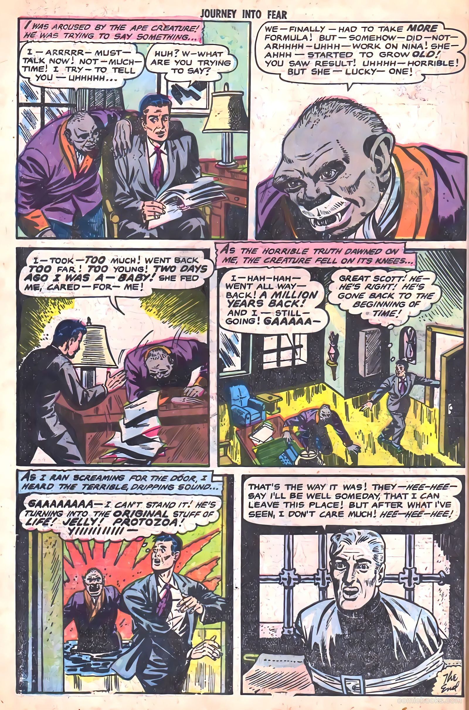 Journey into Fear #18 (1954) — page 10 of 36