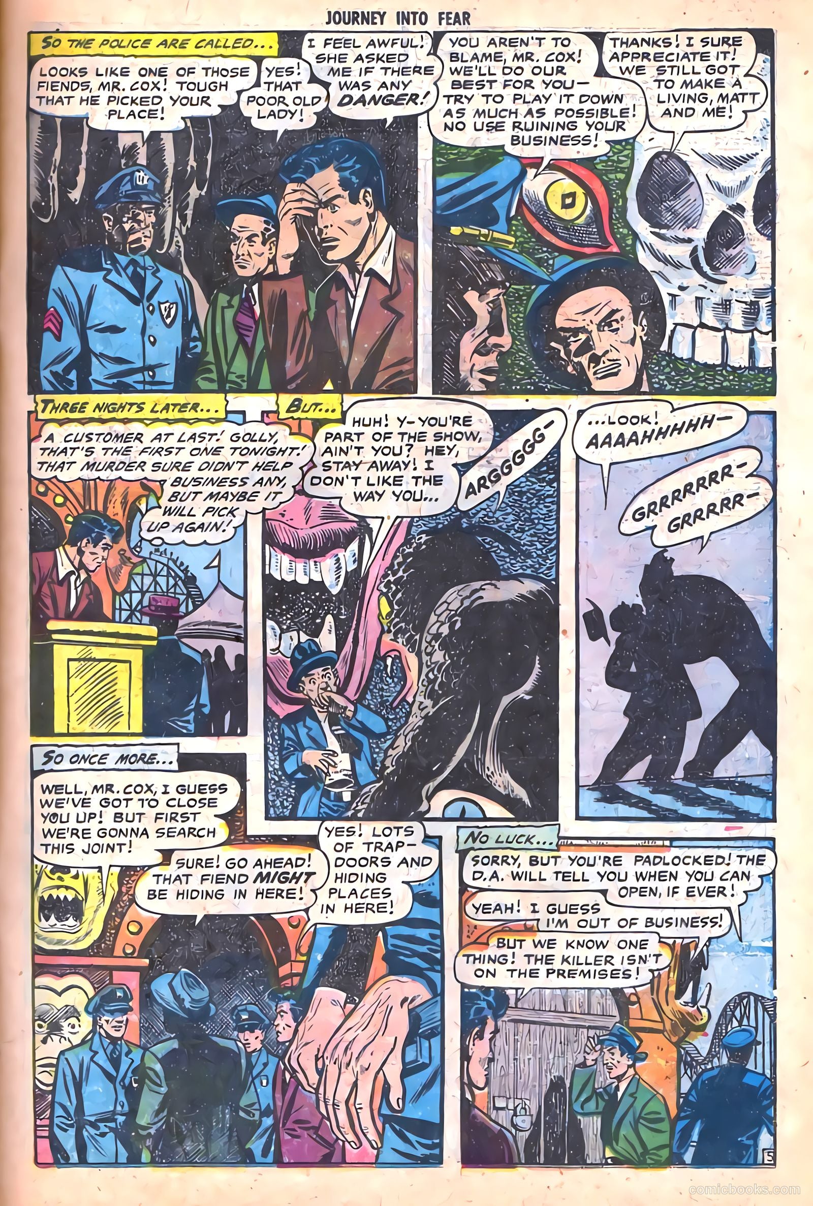 Journey into Fear #18 (1954) — page 15 of 36