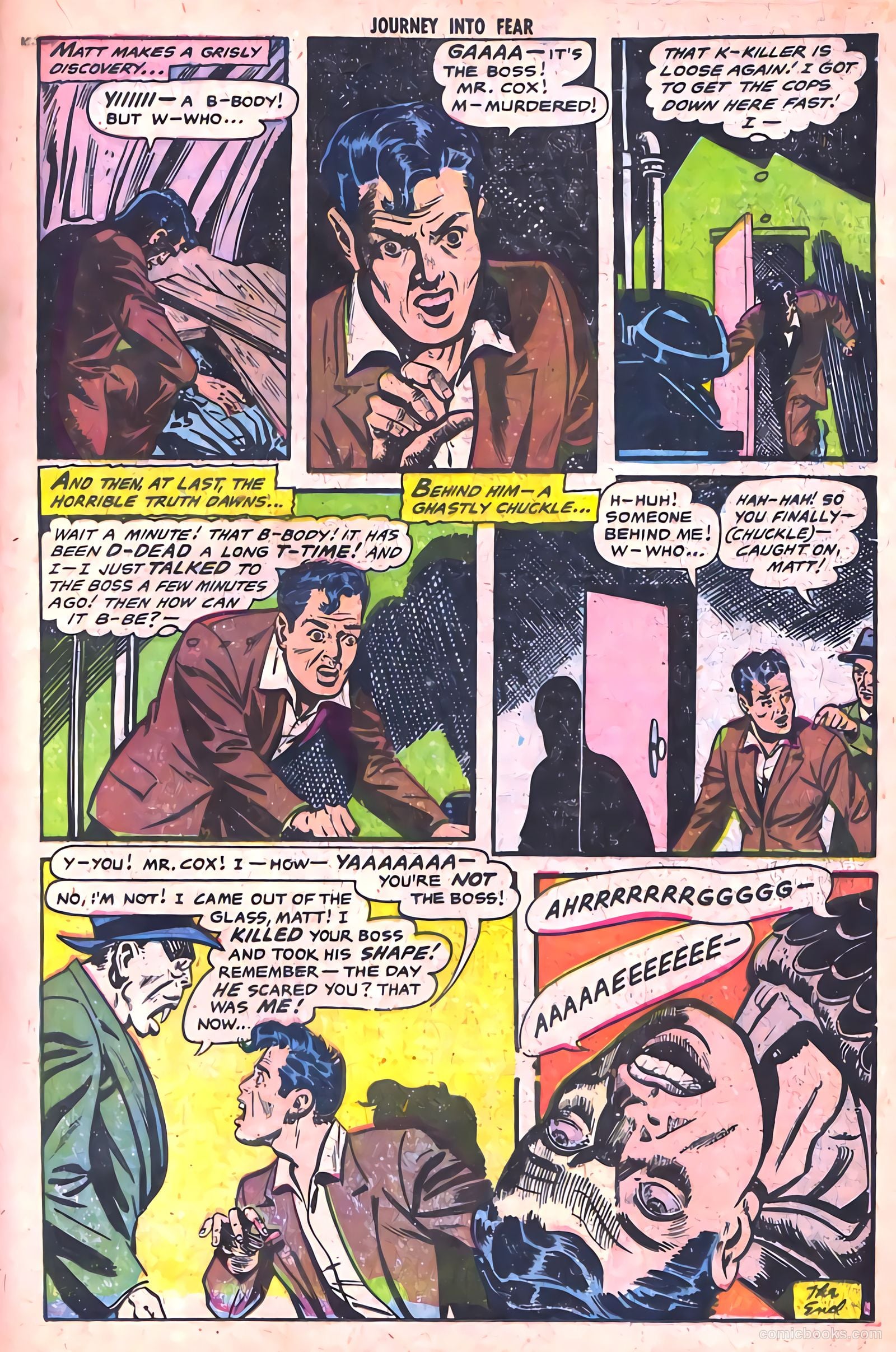 Journey into Fear #18 (1954) — page 17 of 36