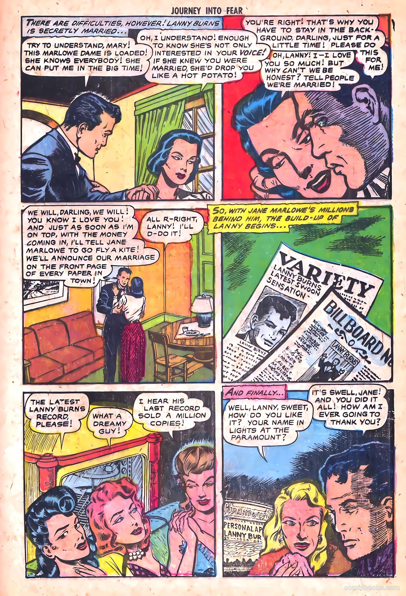Journey into Fear #18 (1954) — page 21 of 36