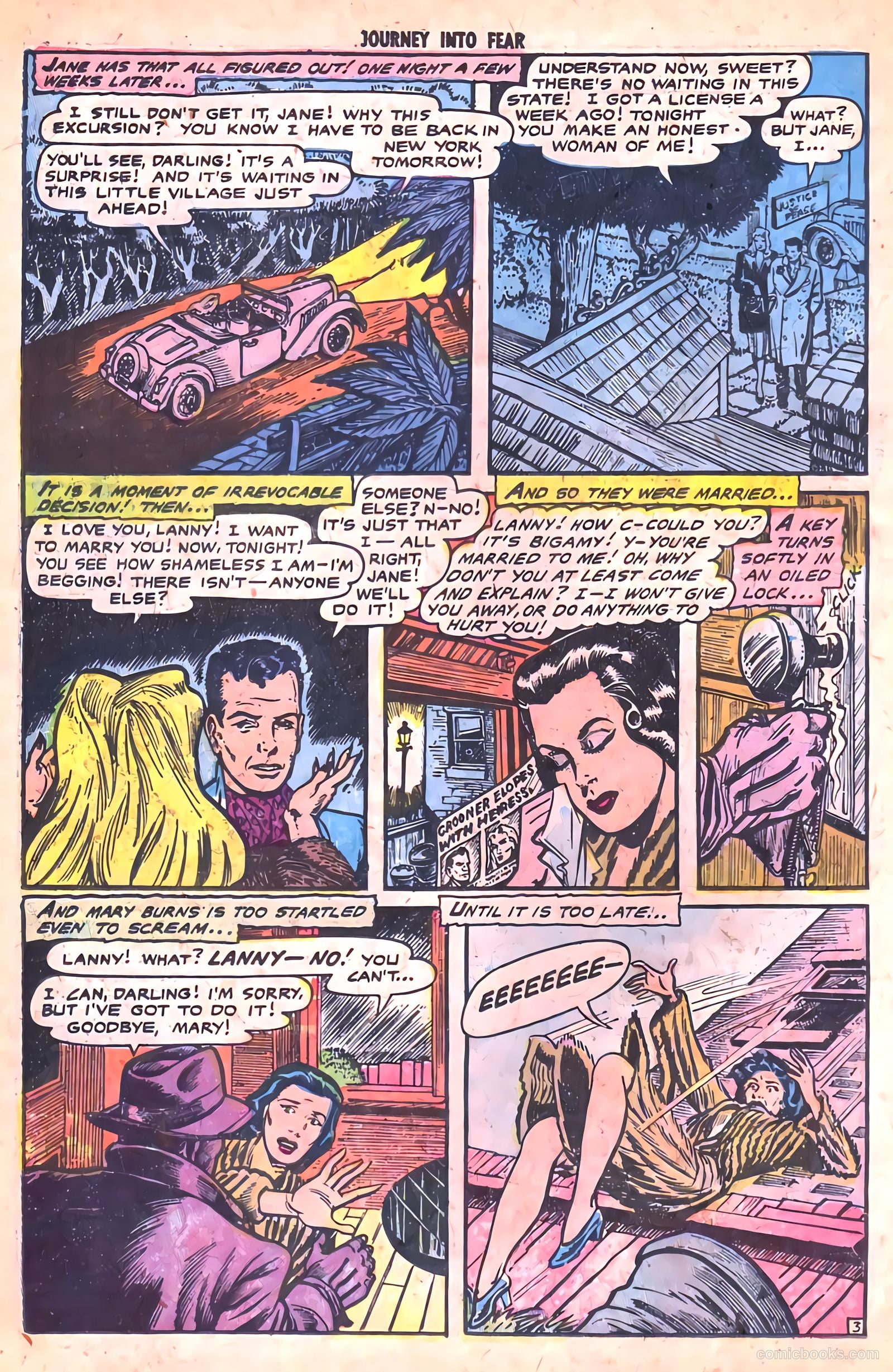 Journey into Fear #18 (1954) — page 22 of 36