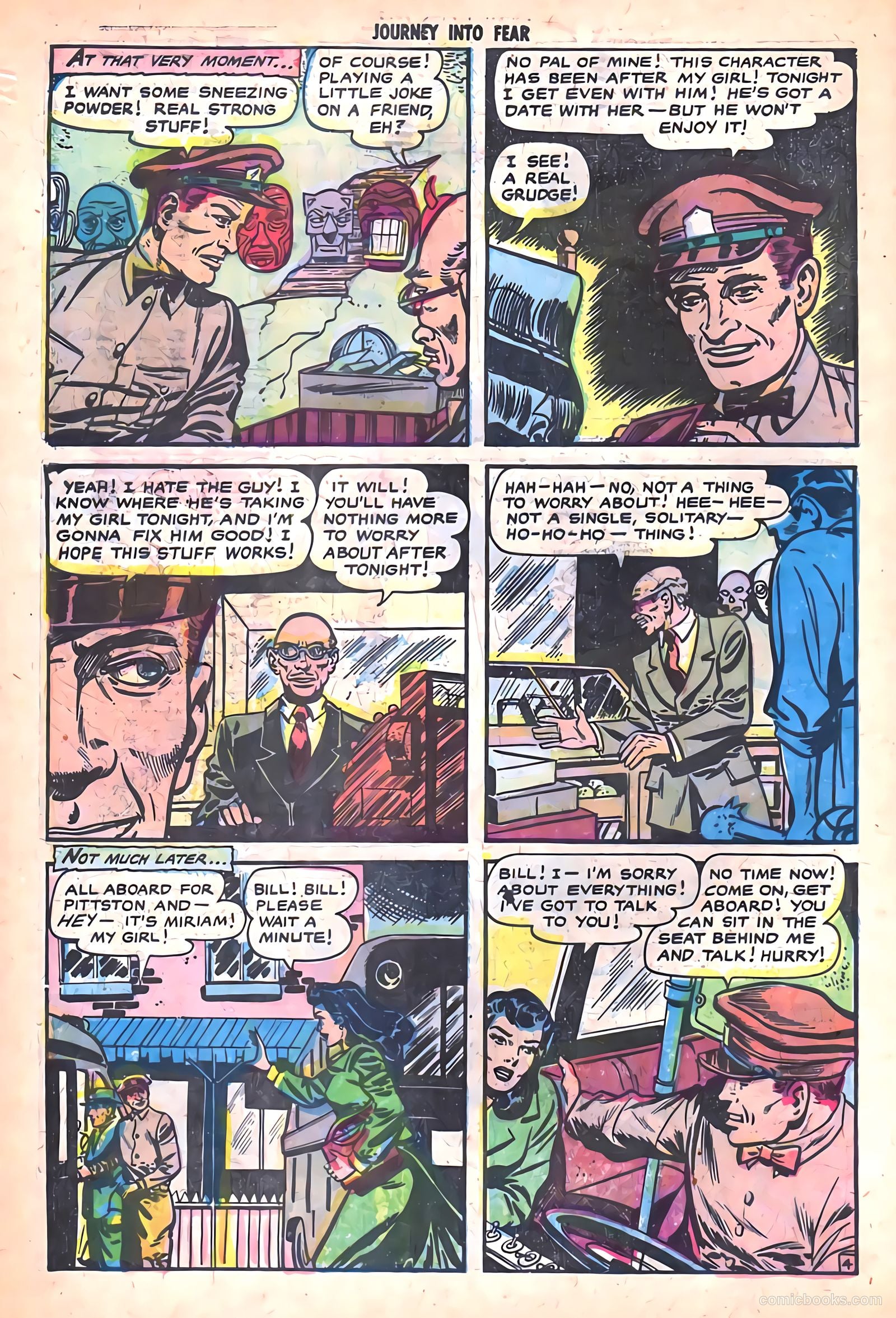 Journey into Fear #18 (1954) — page 30 of 36