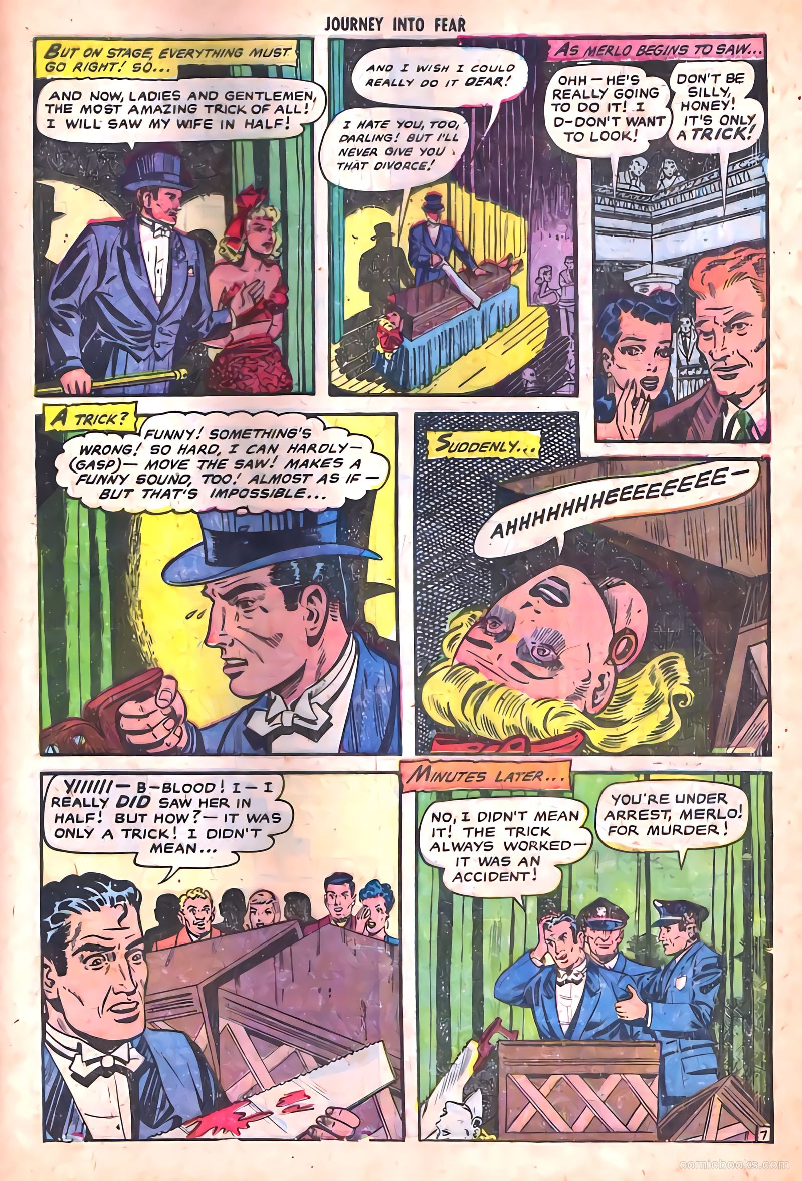 Journey into Fear #18 (1954) — page 33 of 36