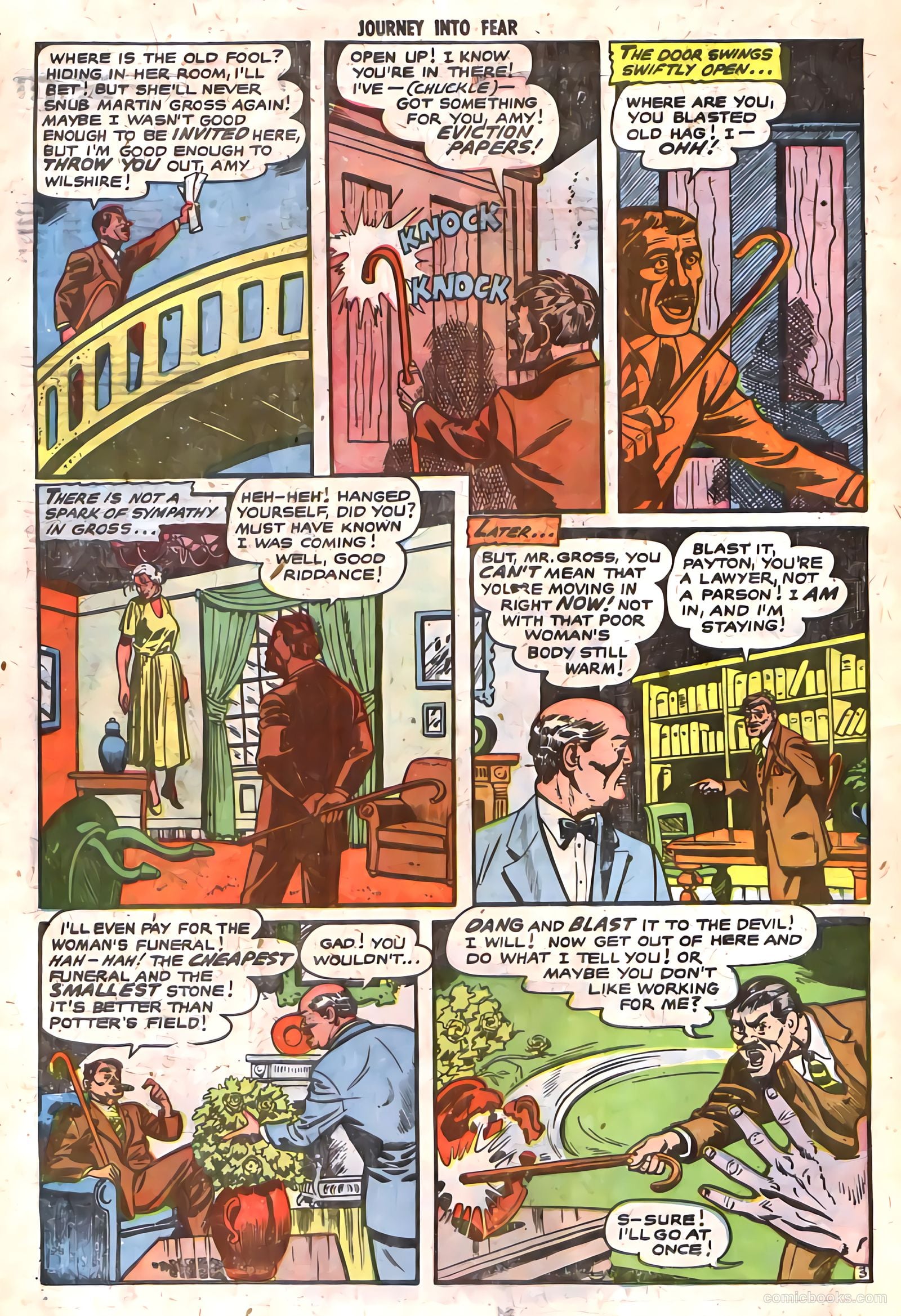 Journey into Fear #19 (1954) — page 21 of 33