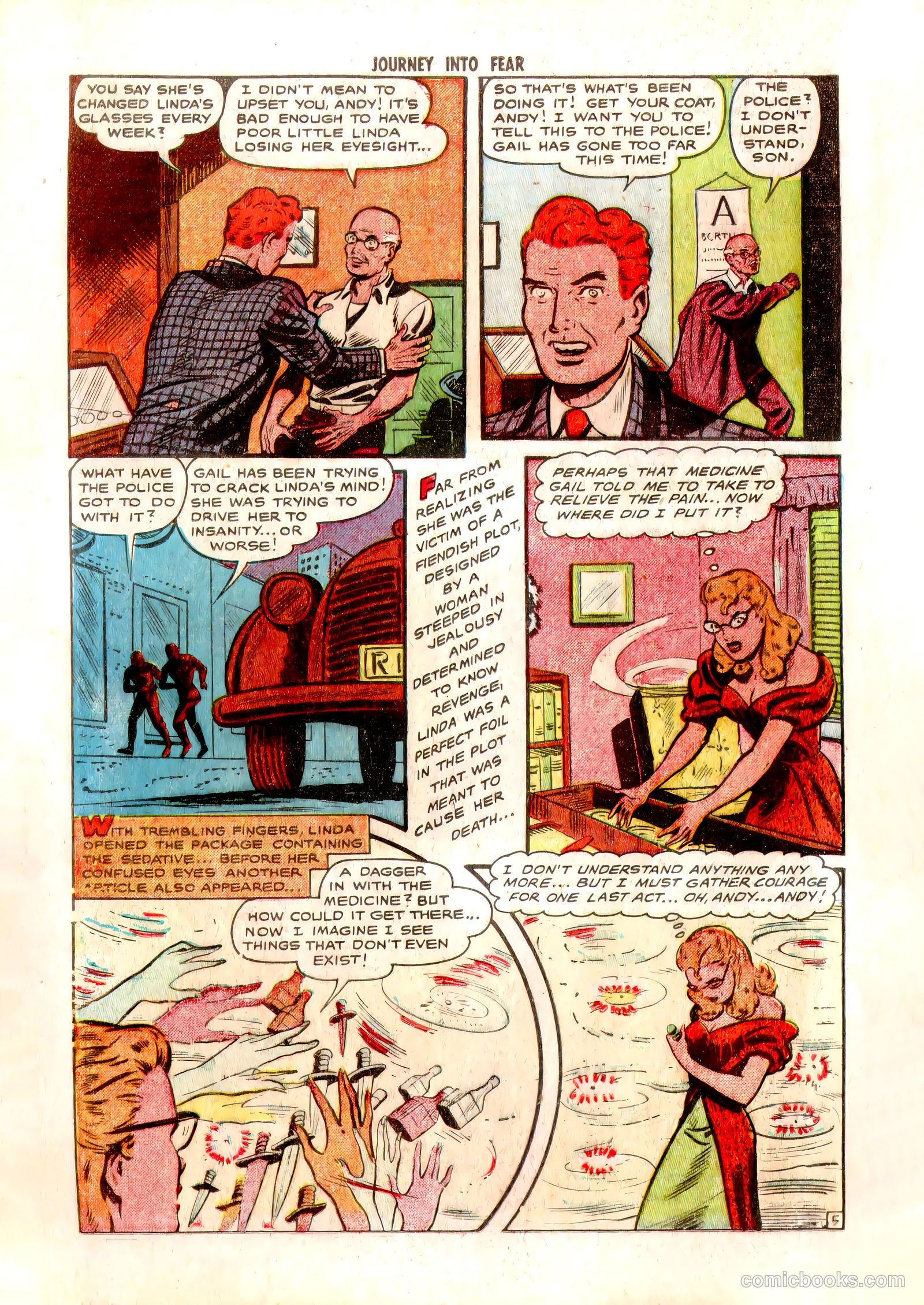 Journey into Fear #2 (1951) — page 16 of 47