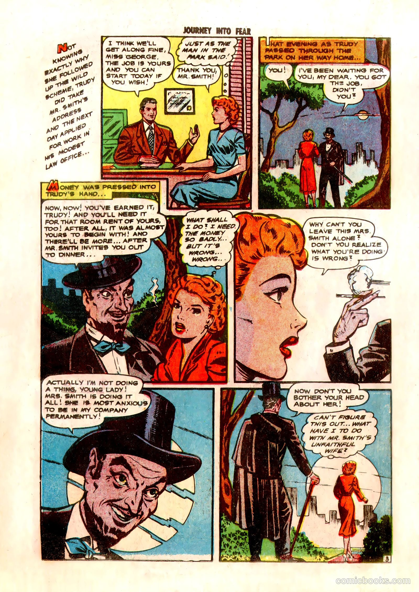 Journey into Fear #2 (1951) — page 22 of 47