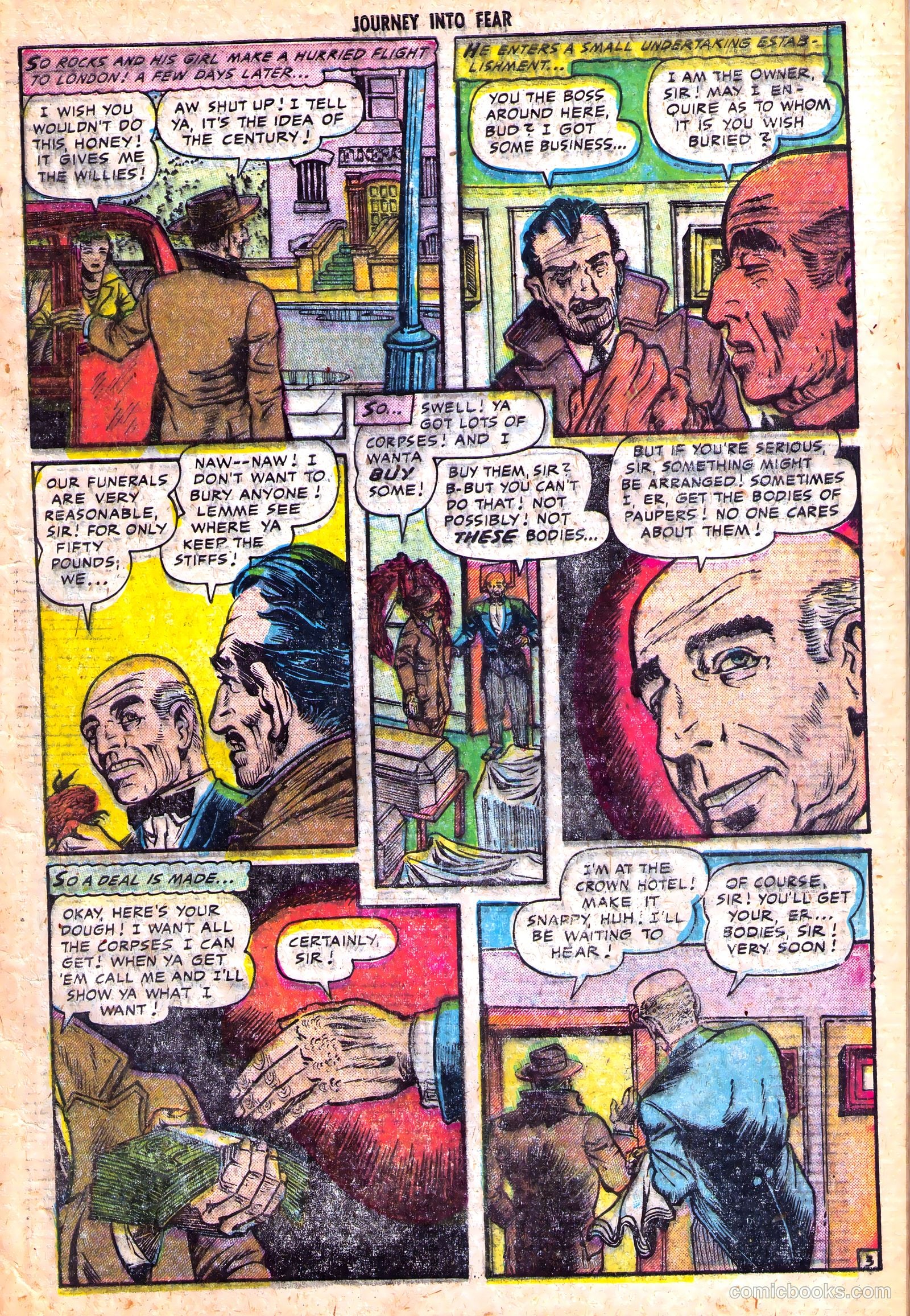 Journey into Fear #20 (1954) — page 5 of 36
