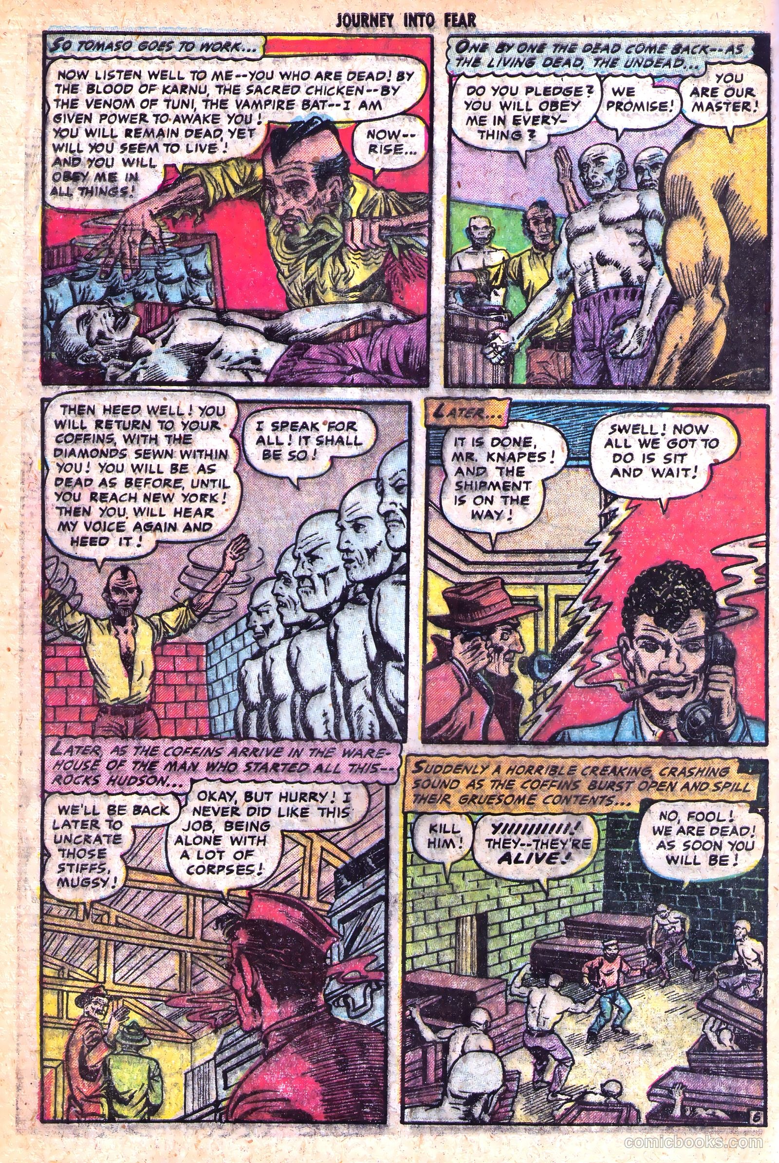 Journey into Fear #20 (1954) — page 8 of 36