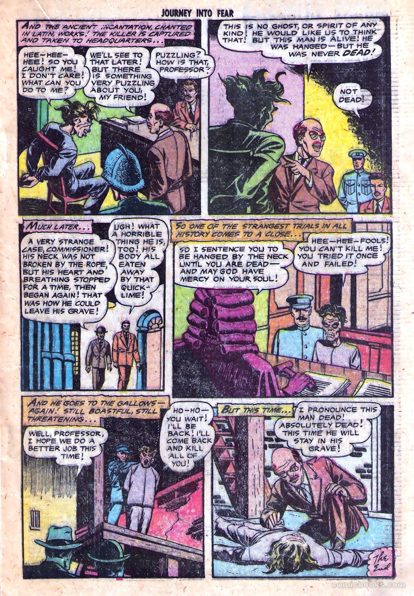 Journey into Fear #20 (1954) — page 17 of 36