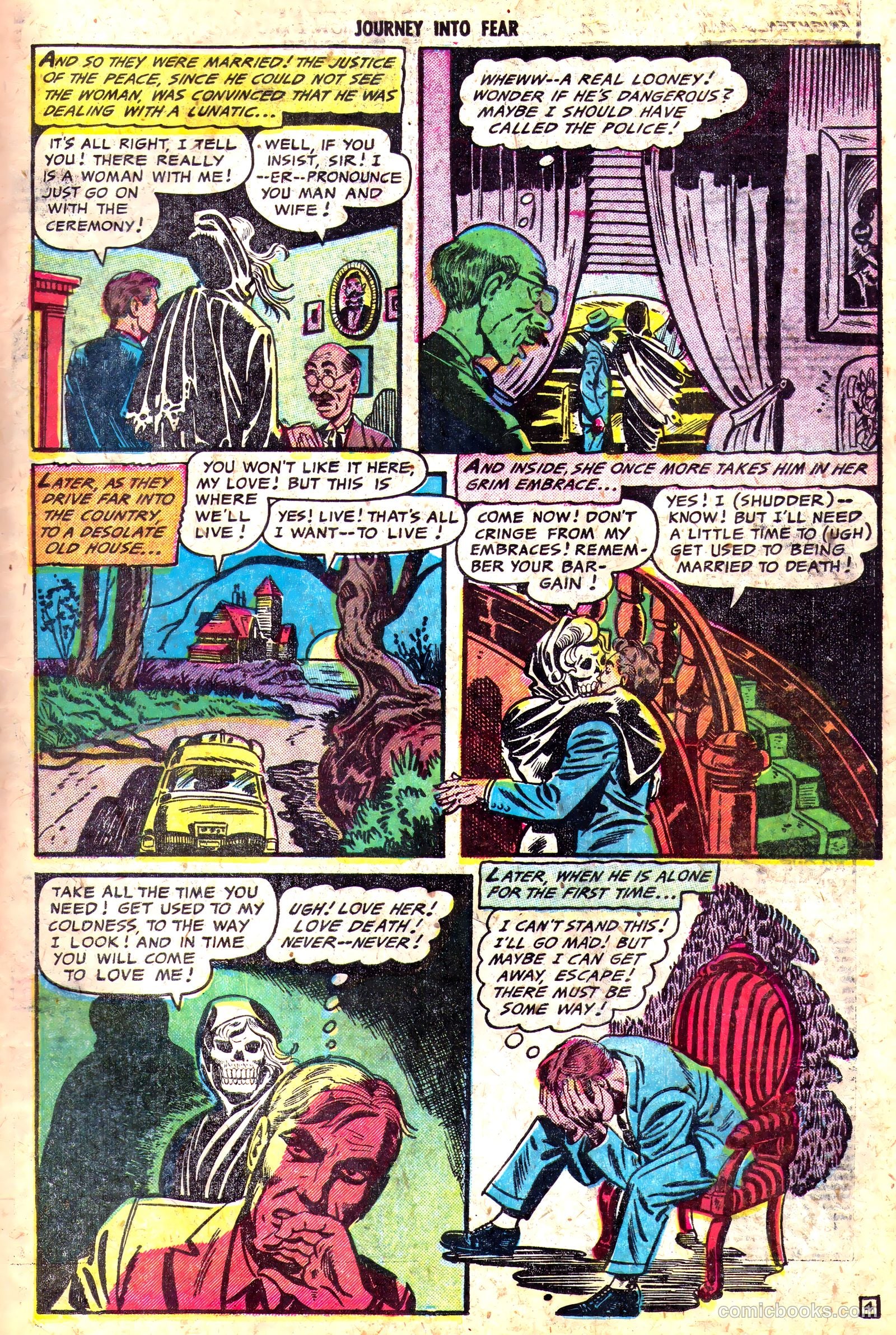 Journey into Fear #20 (1954) — page 23 of 36