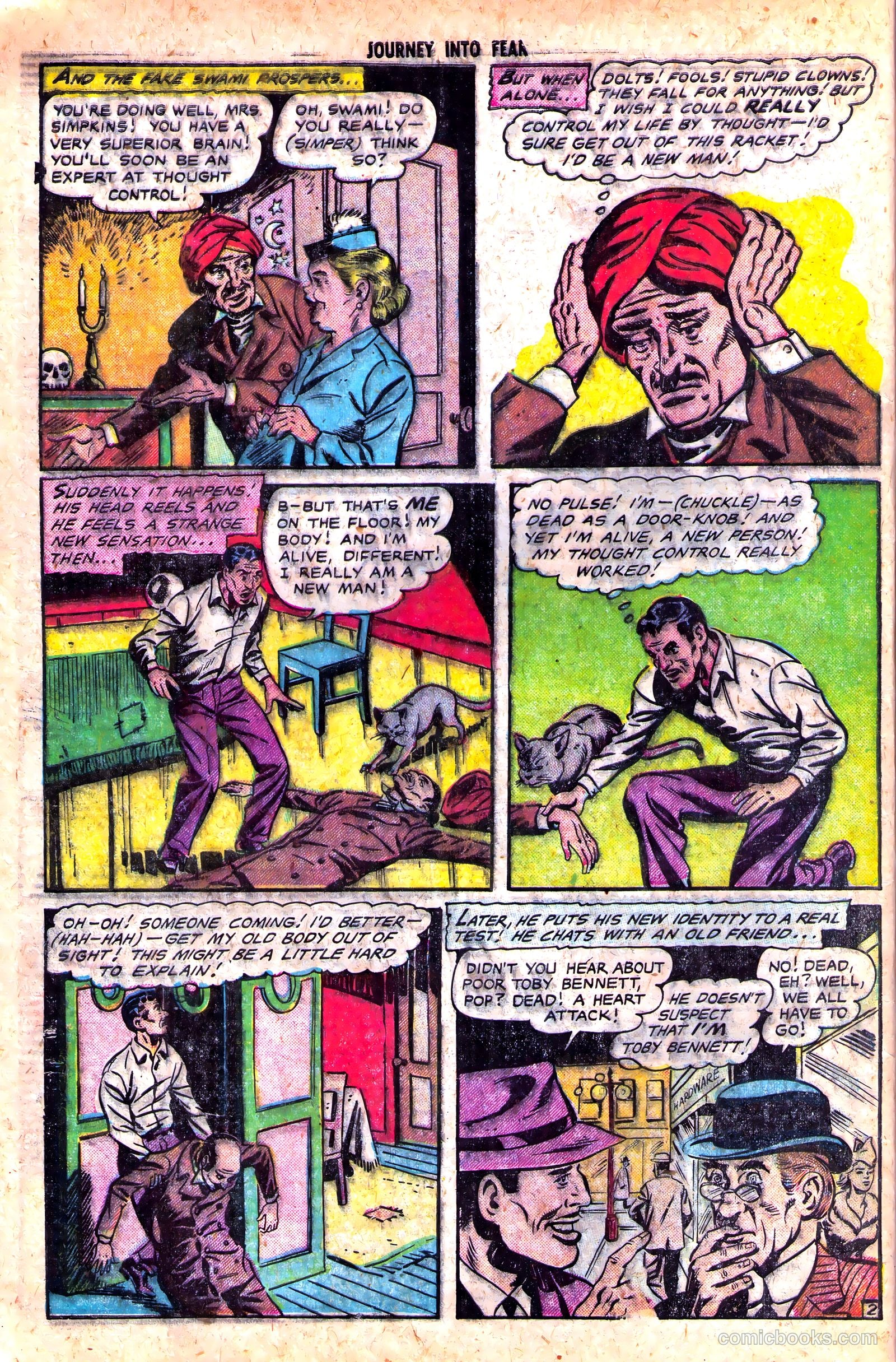 Journey into Fear #20 (1954) — page 28 of 36