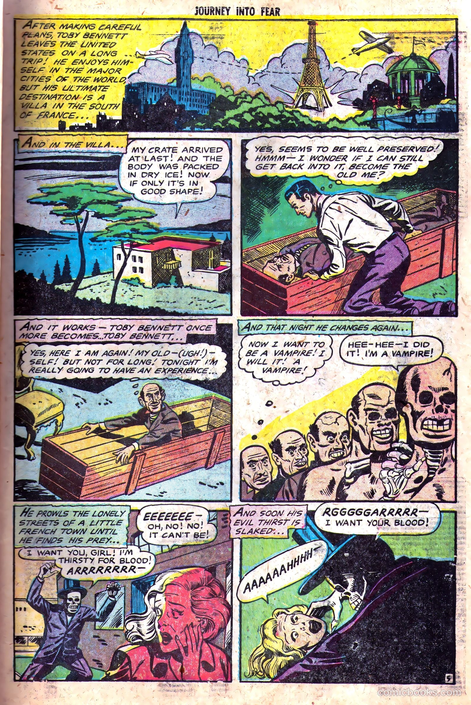 Journey into Fear #20 (1954) — page 31 of 36
