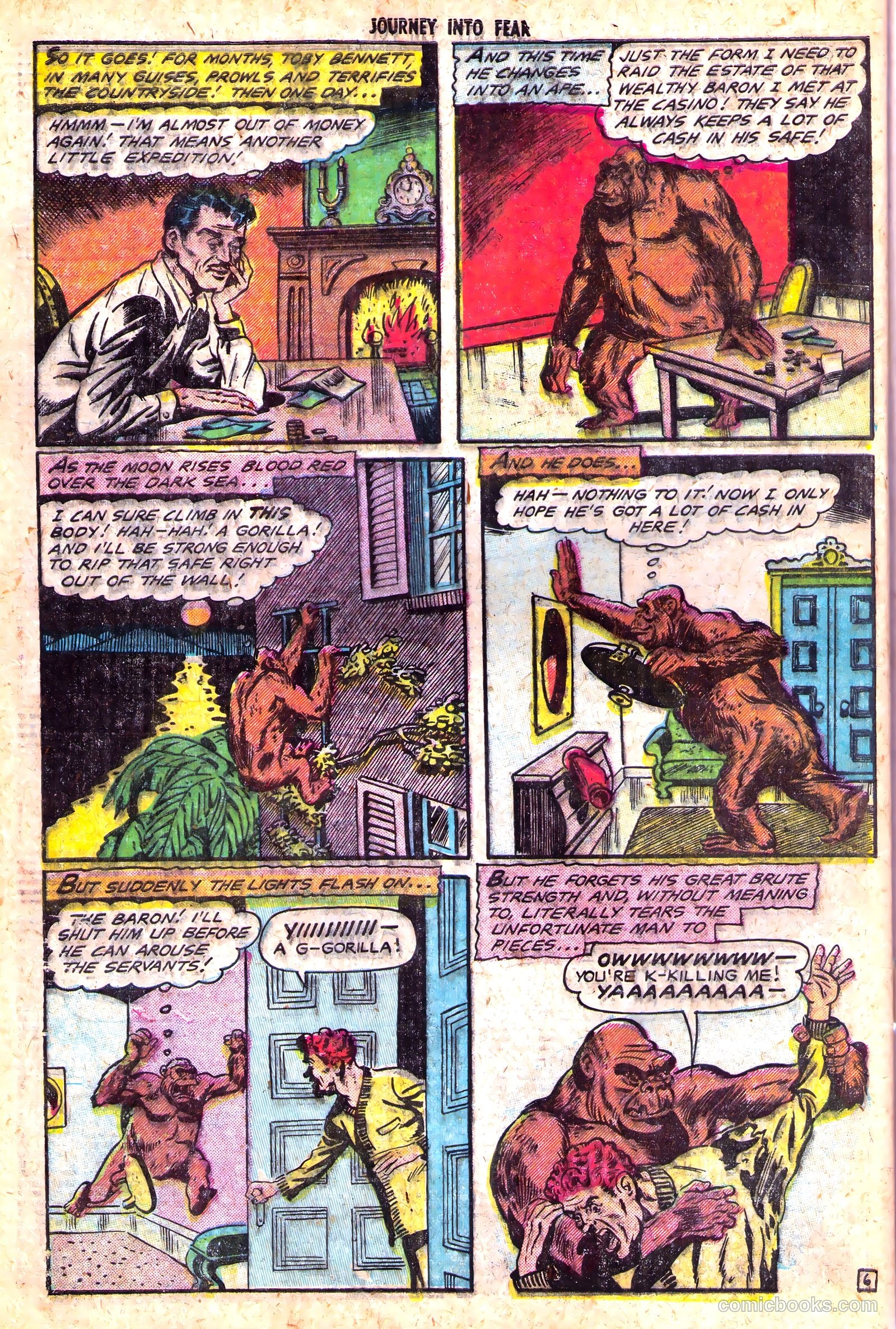Journey into Fear #20 (1954) — page 32 of 36
