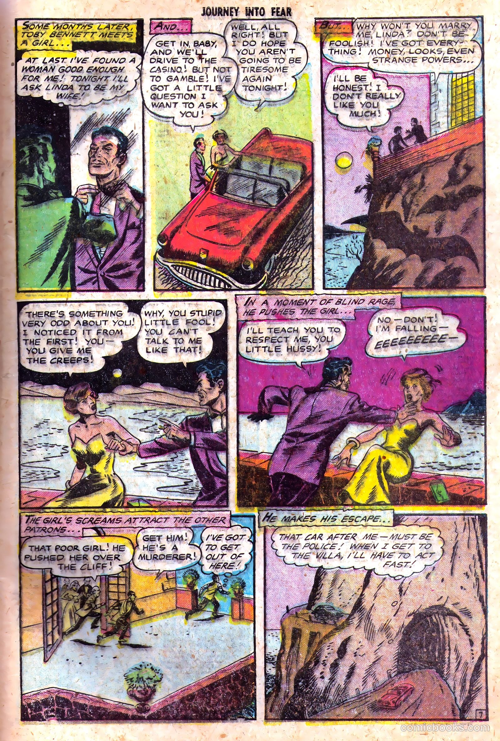 Journey into Fear #20 (1954) — page 33 of 36