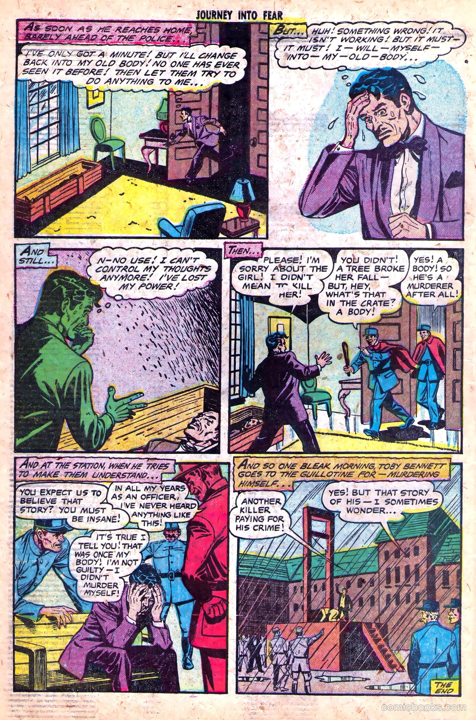 Journey into Fear #20 (1954) — page 34 of 36