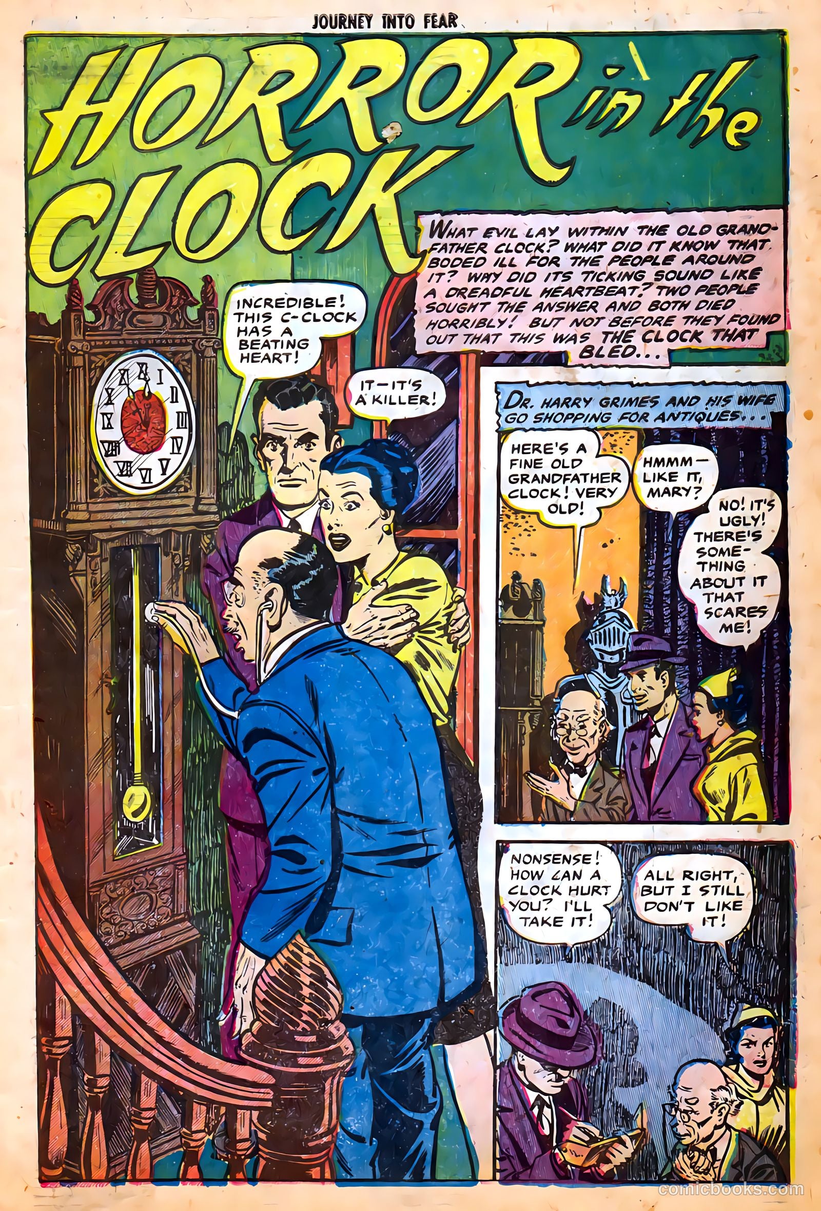 Journey into Fear #21 (1954) — page 3 of 36