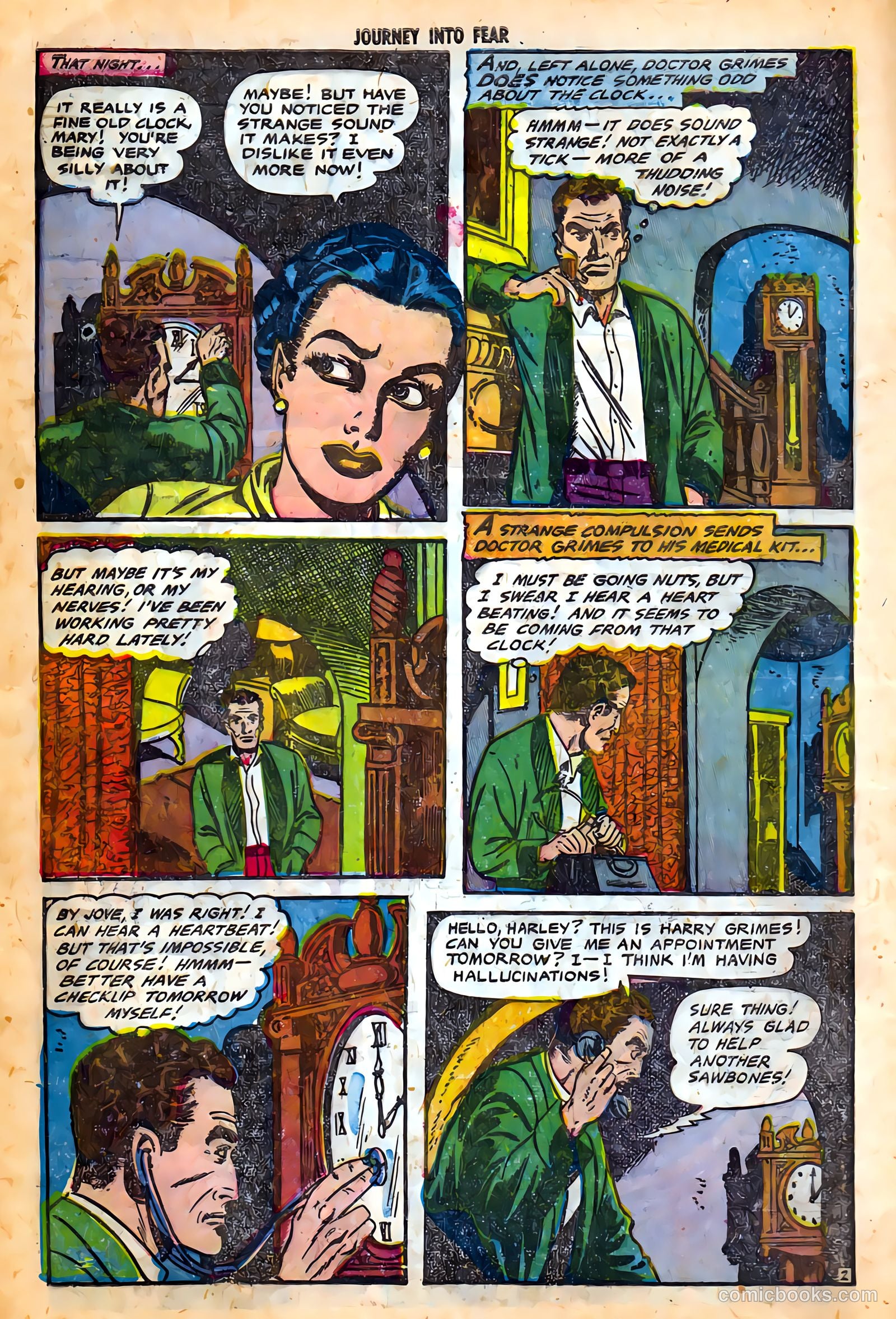 Journey into Fear #21 (1954) — page 4 of 36