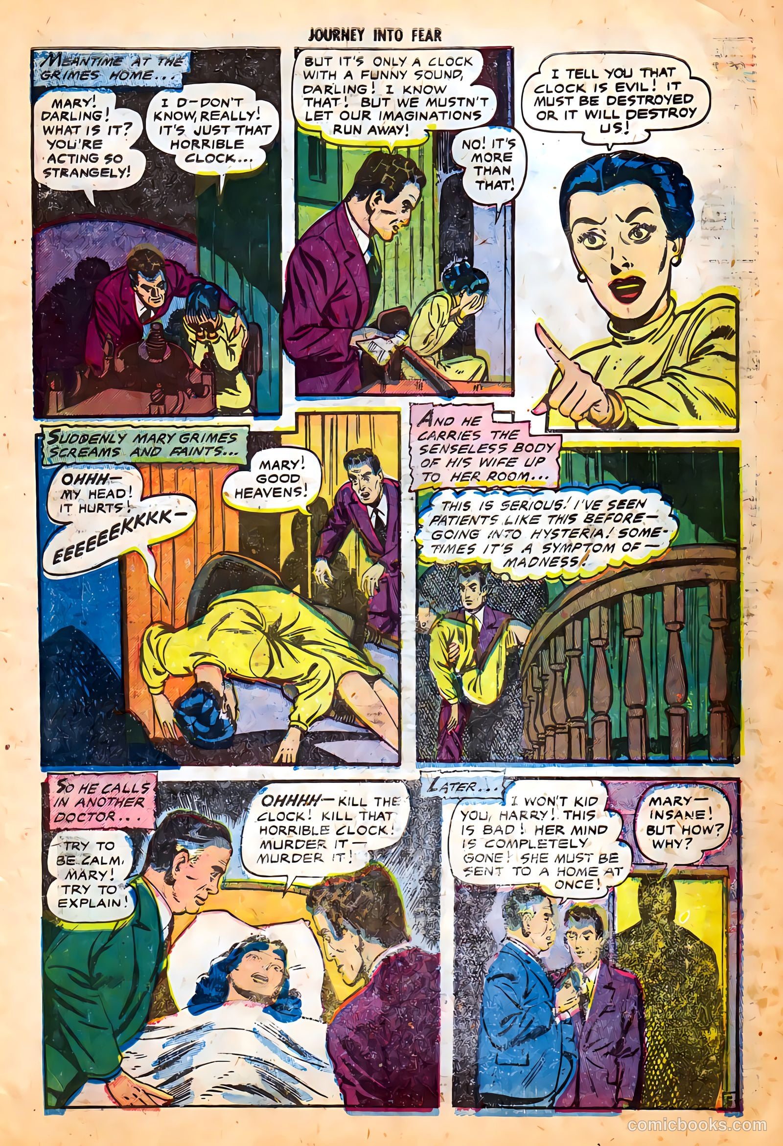 Journey into Fear #21 (1954) — page 7 of 36