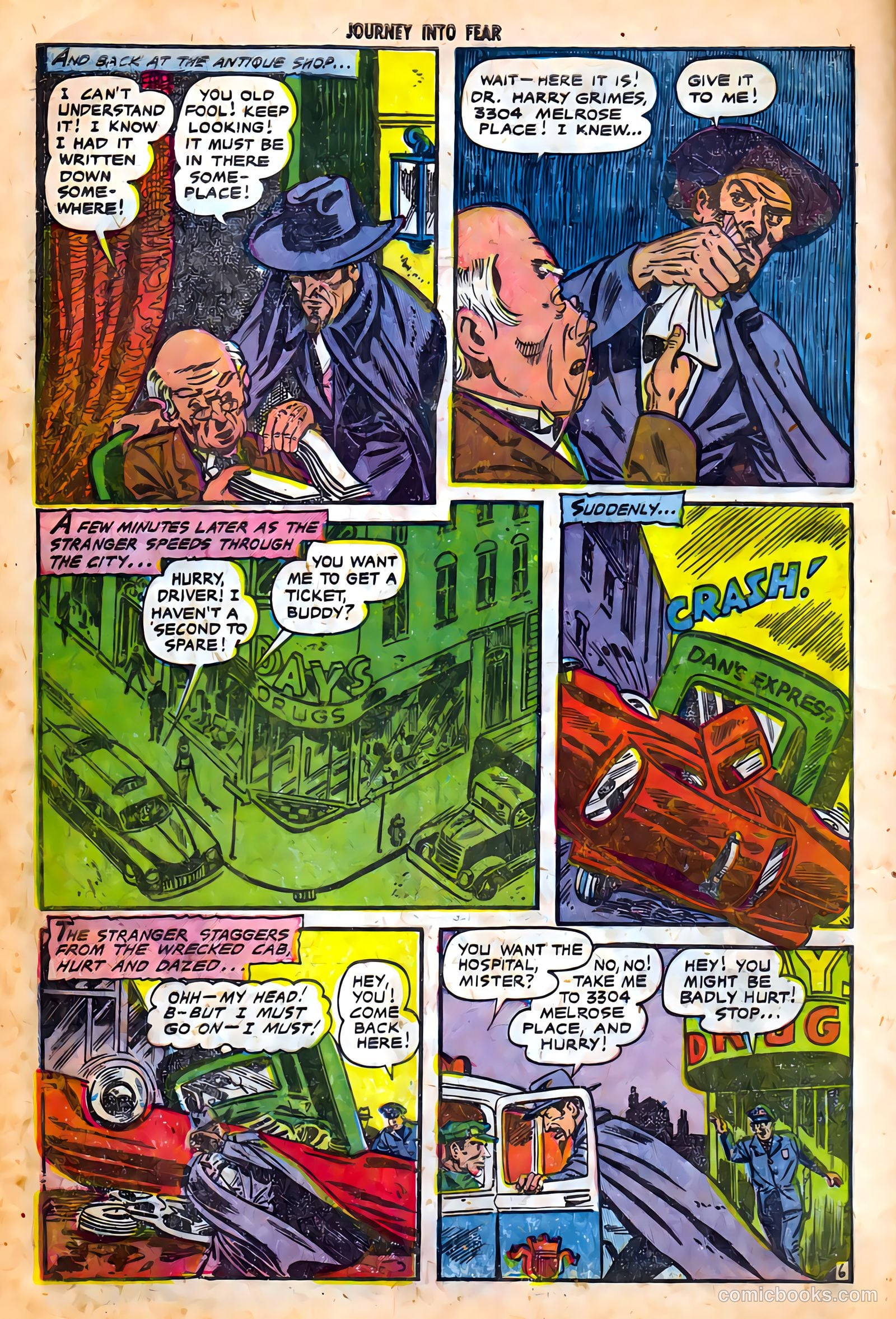 Journey into Fear #21 (1954) — page 8 of 36