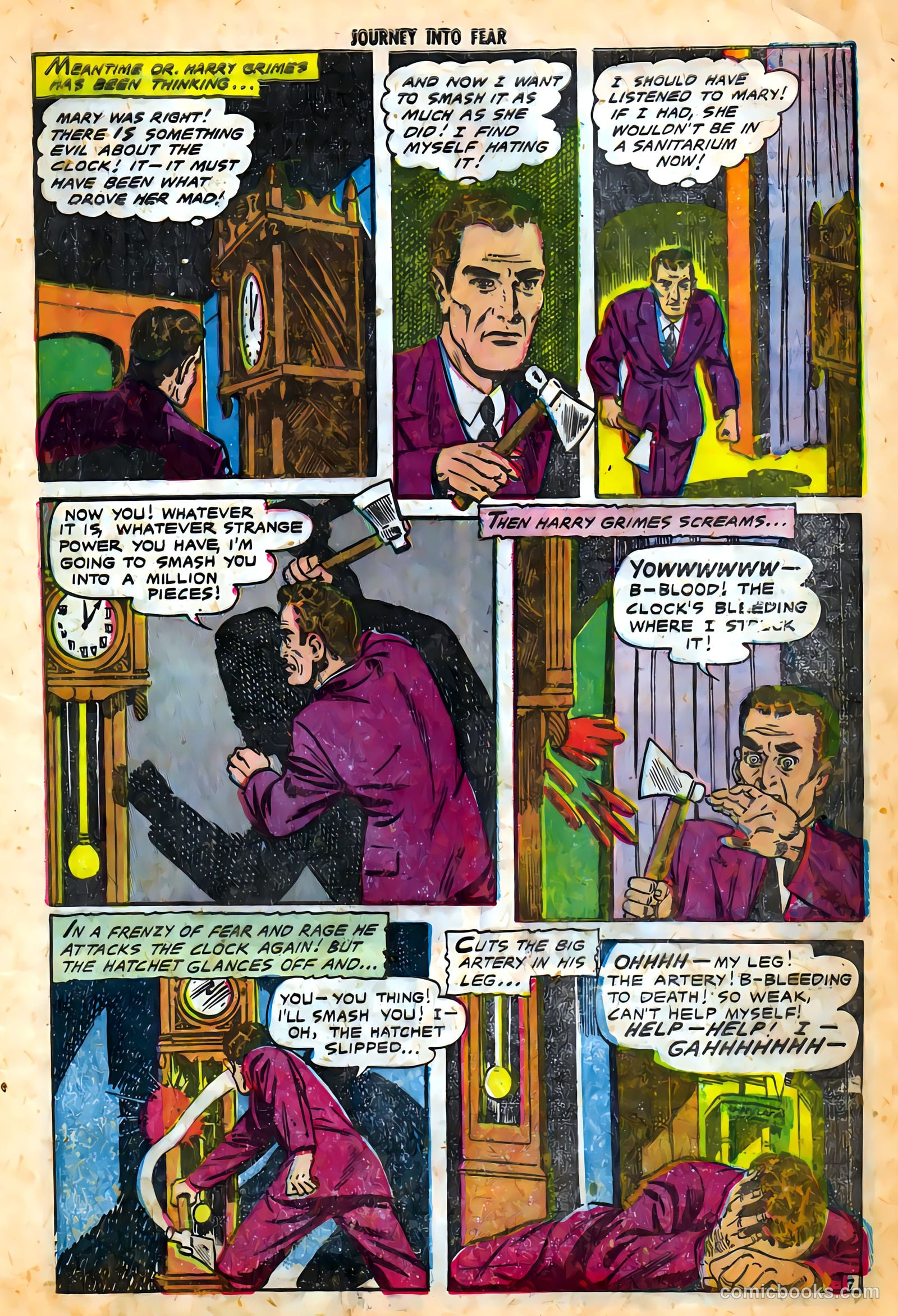 Journey into Fear #21 (1954) — page 9 of 36