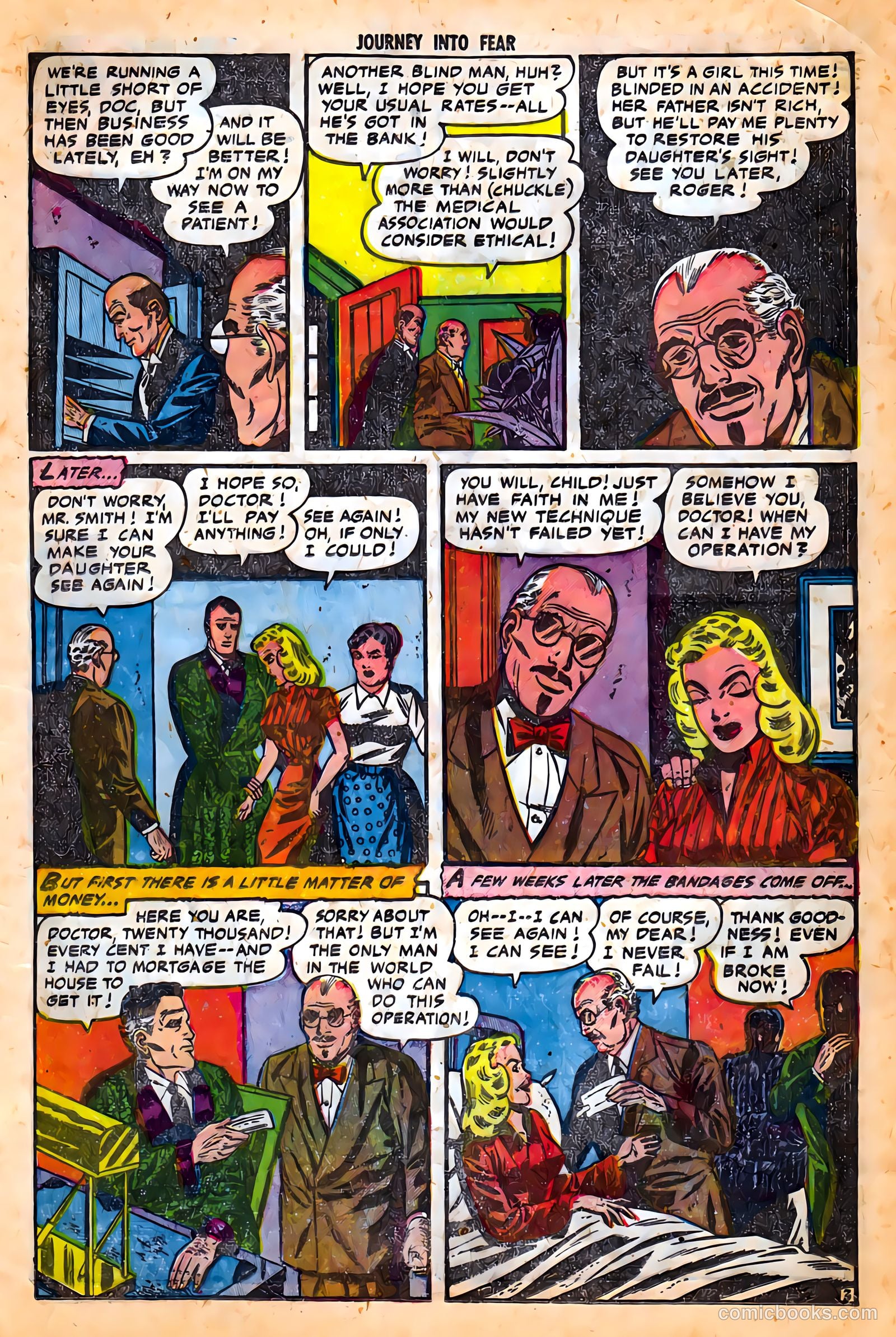 Journey into Fear #21 (1954) — page 13 of 36