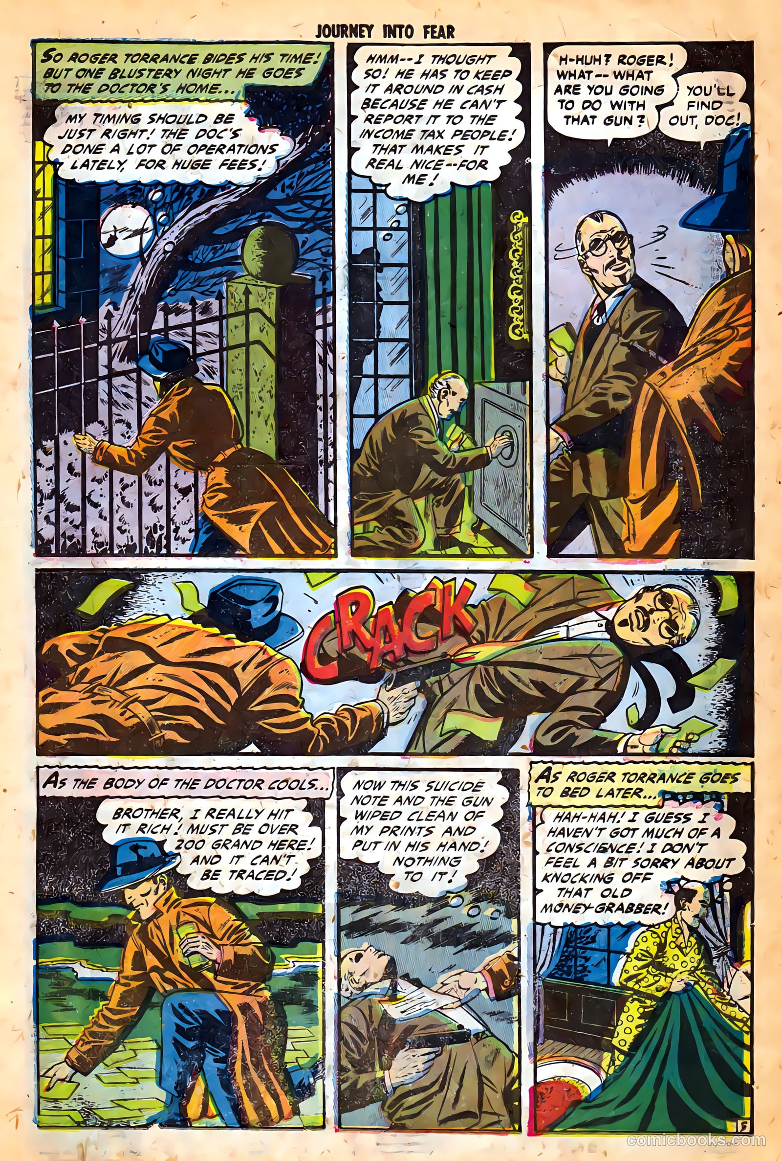 Journey into Fear #21 (1954) — page 15 of 36