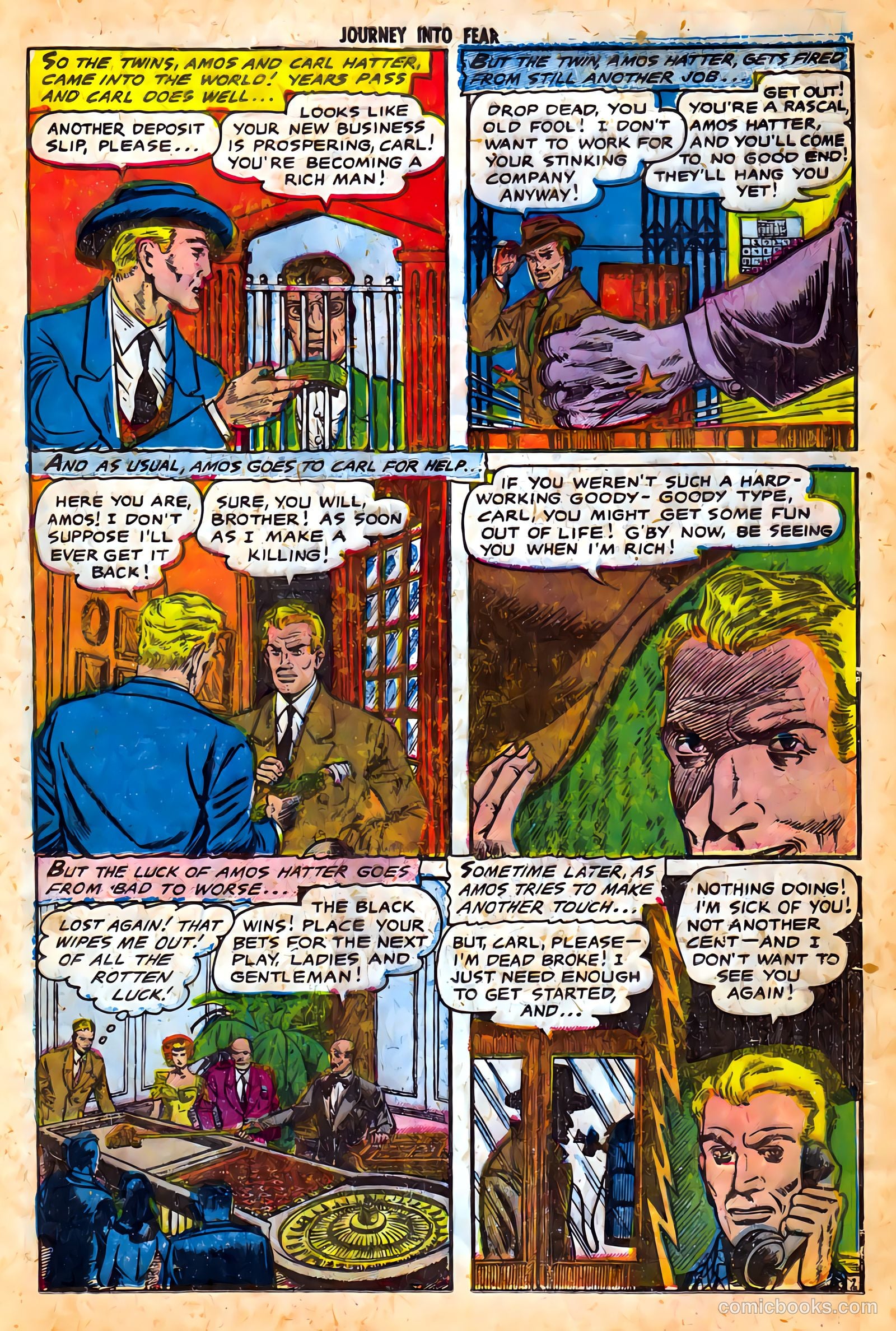 Journey into Fear #21 (1954) — page 21 of 36