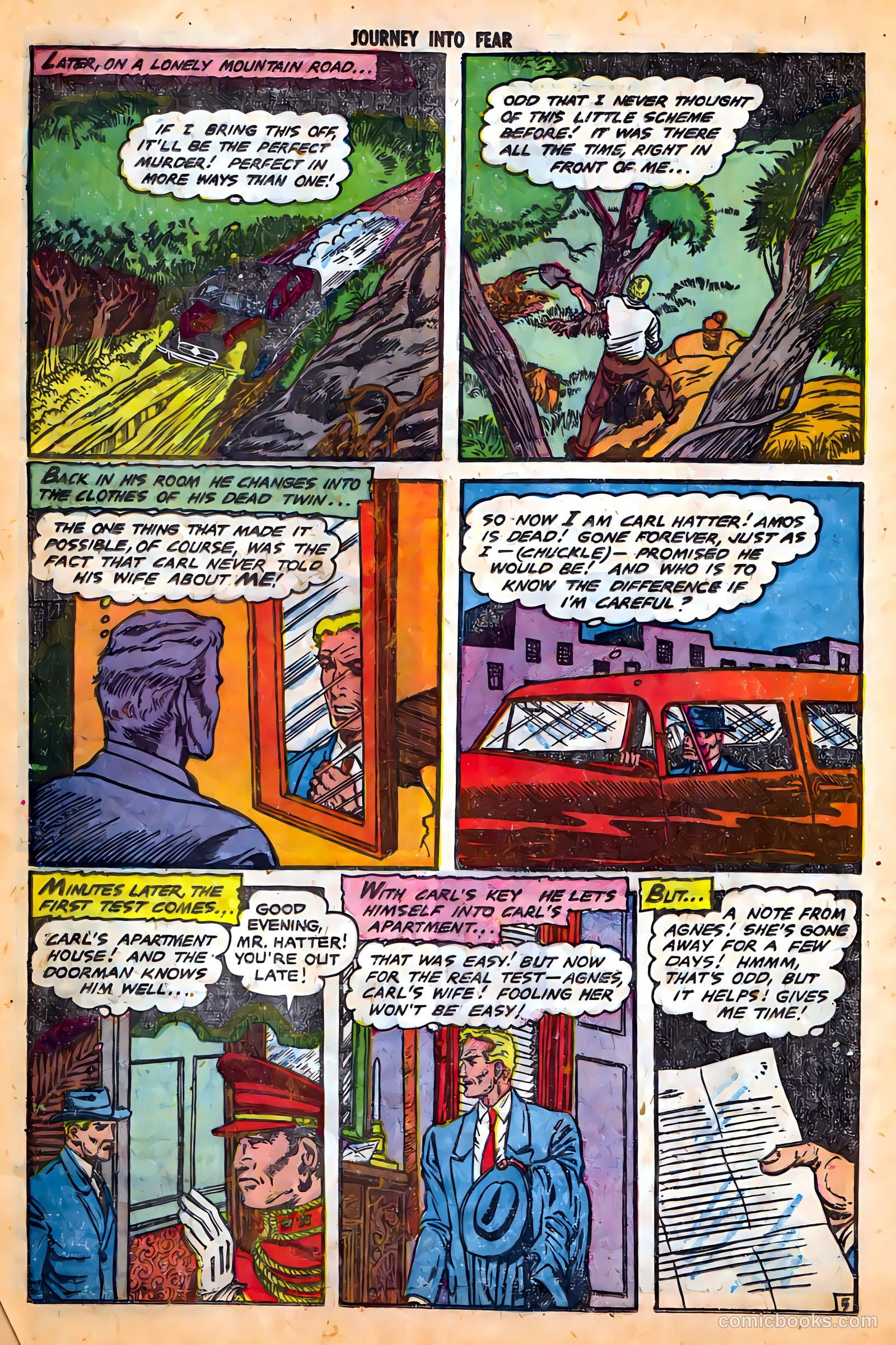 Journey into Fear #21 (1954) — page 24 of 36
