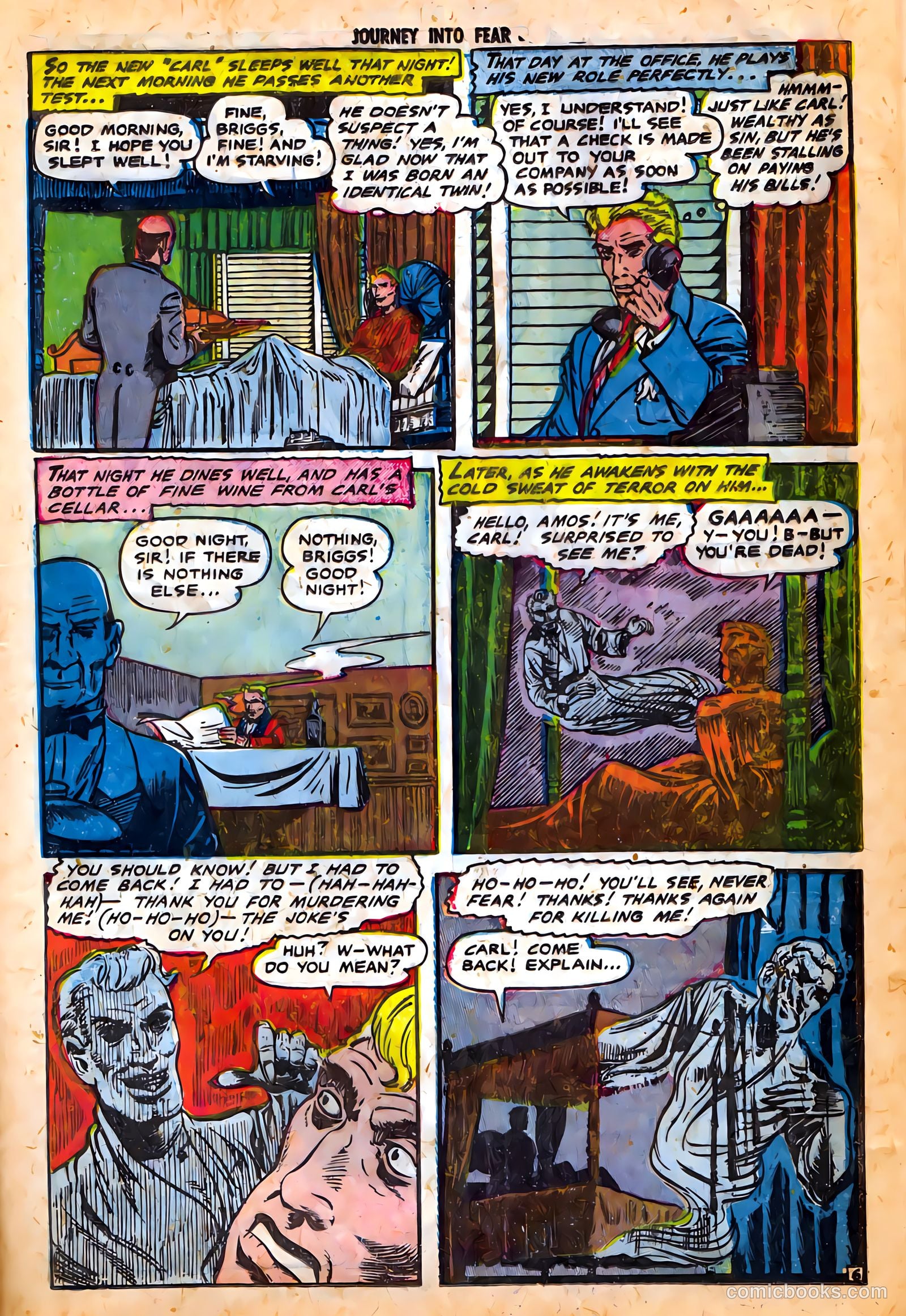 Journey into Fear #21 (1954) — page 25 of 36