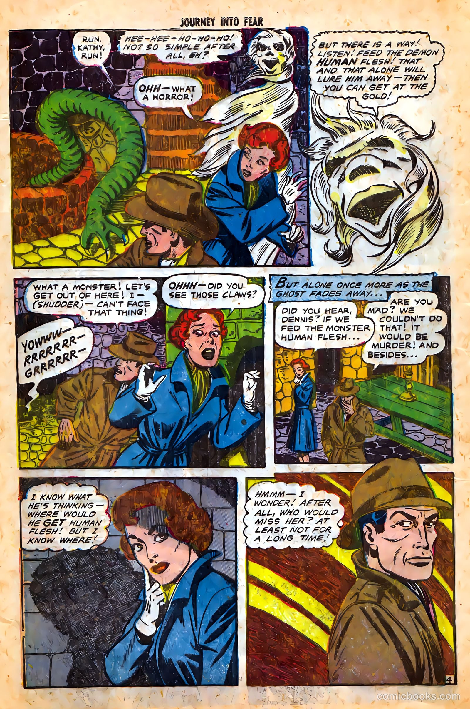 Journey into Fear #21 (1954) — page 32 of 36
