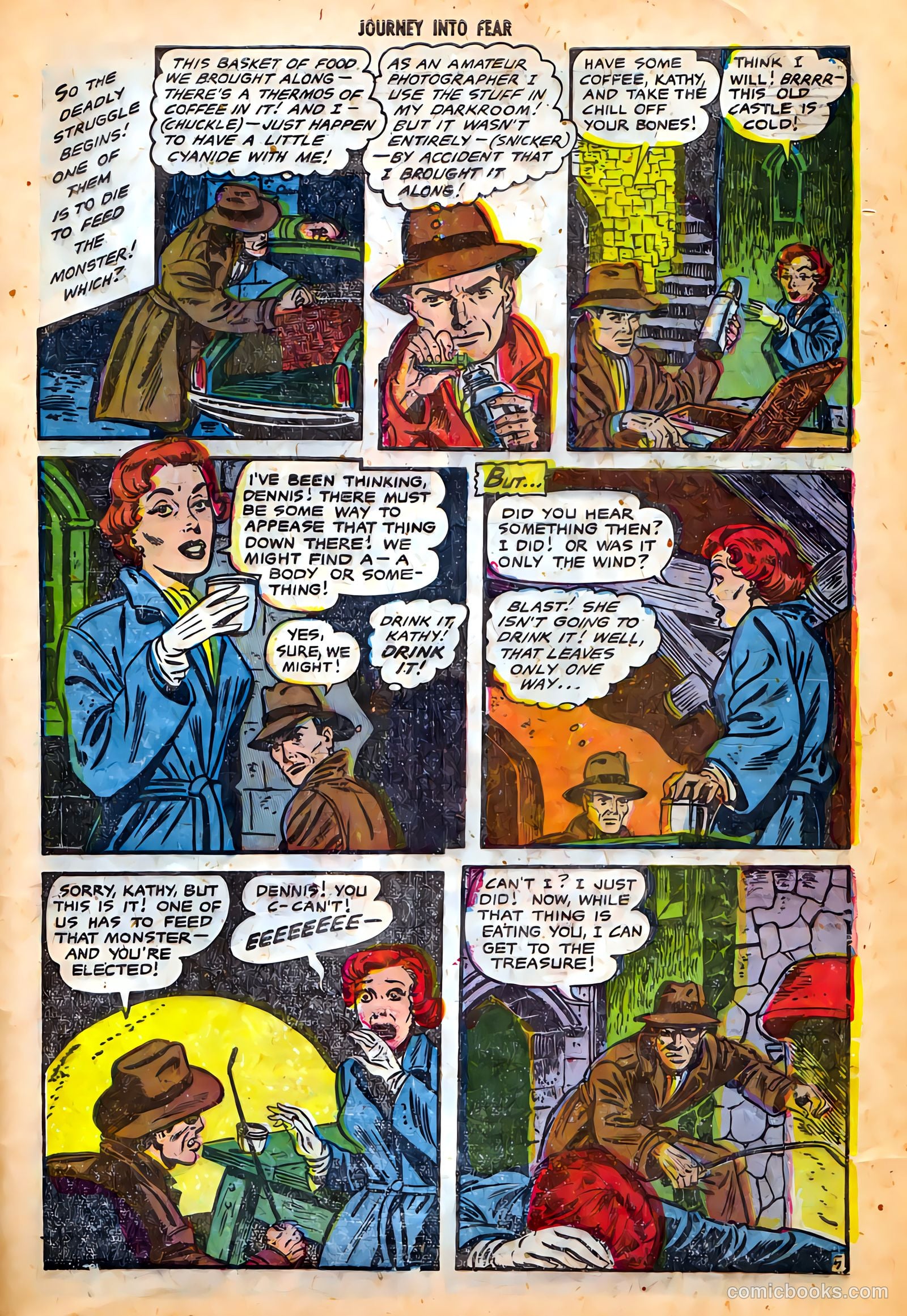 Journey into Fear #21 (1954) — page 33 of 36