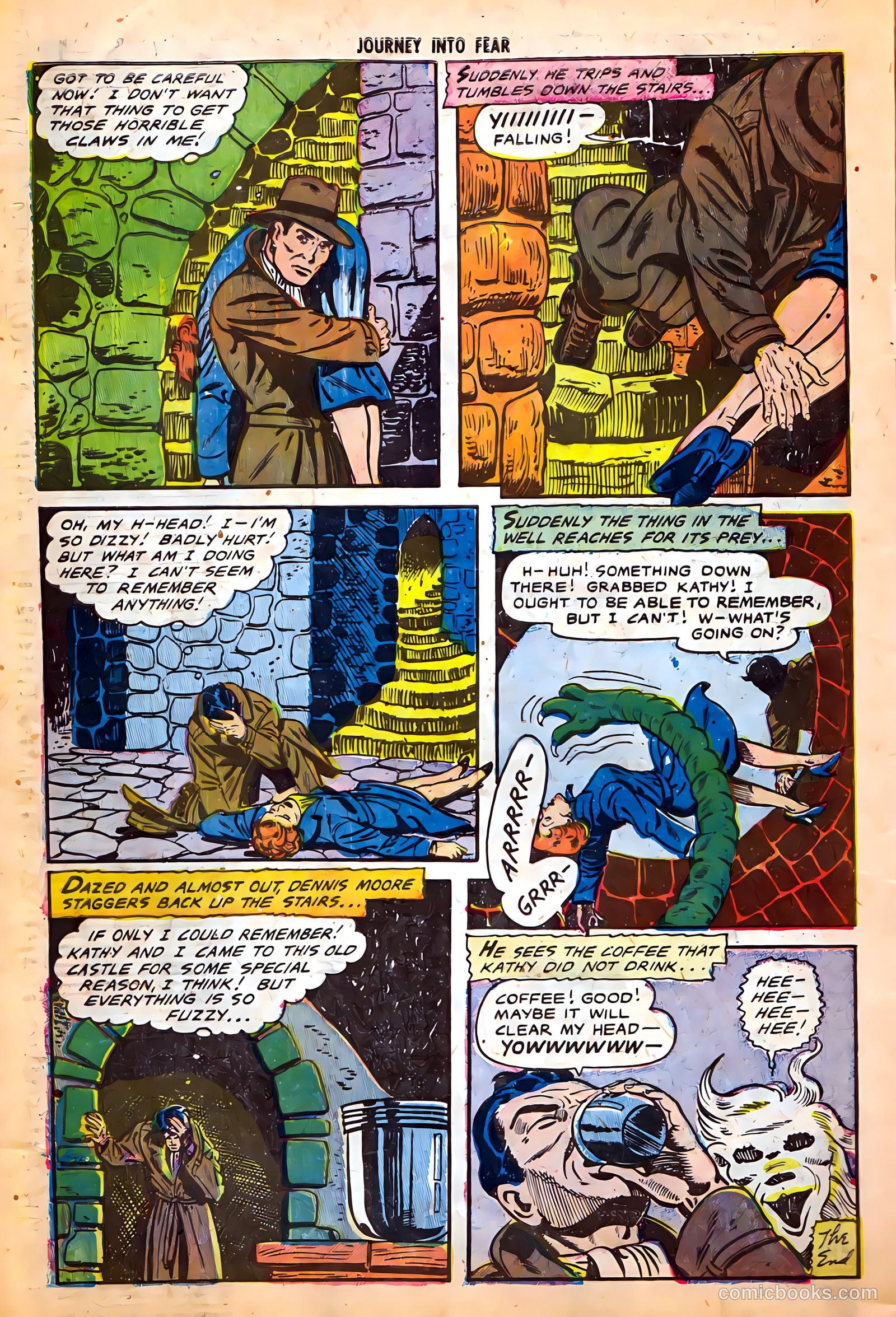 Journey into Fear #21 (1954) — page 34 of 36