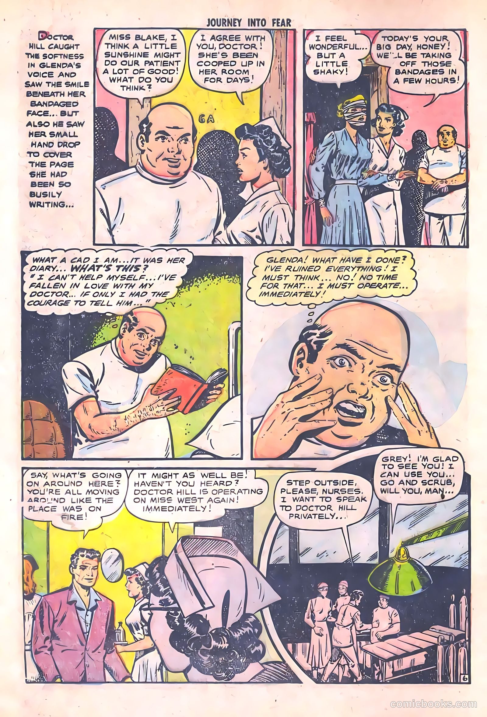 Journey into Fear #3 (1951) — page 8 of 36