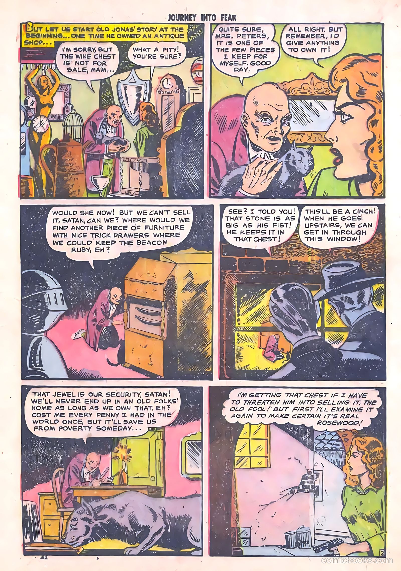 Journey into Fear #3 (1951) — page 13 of 36