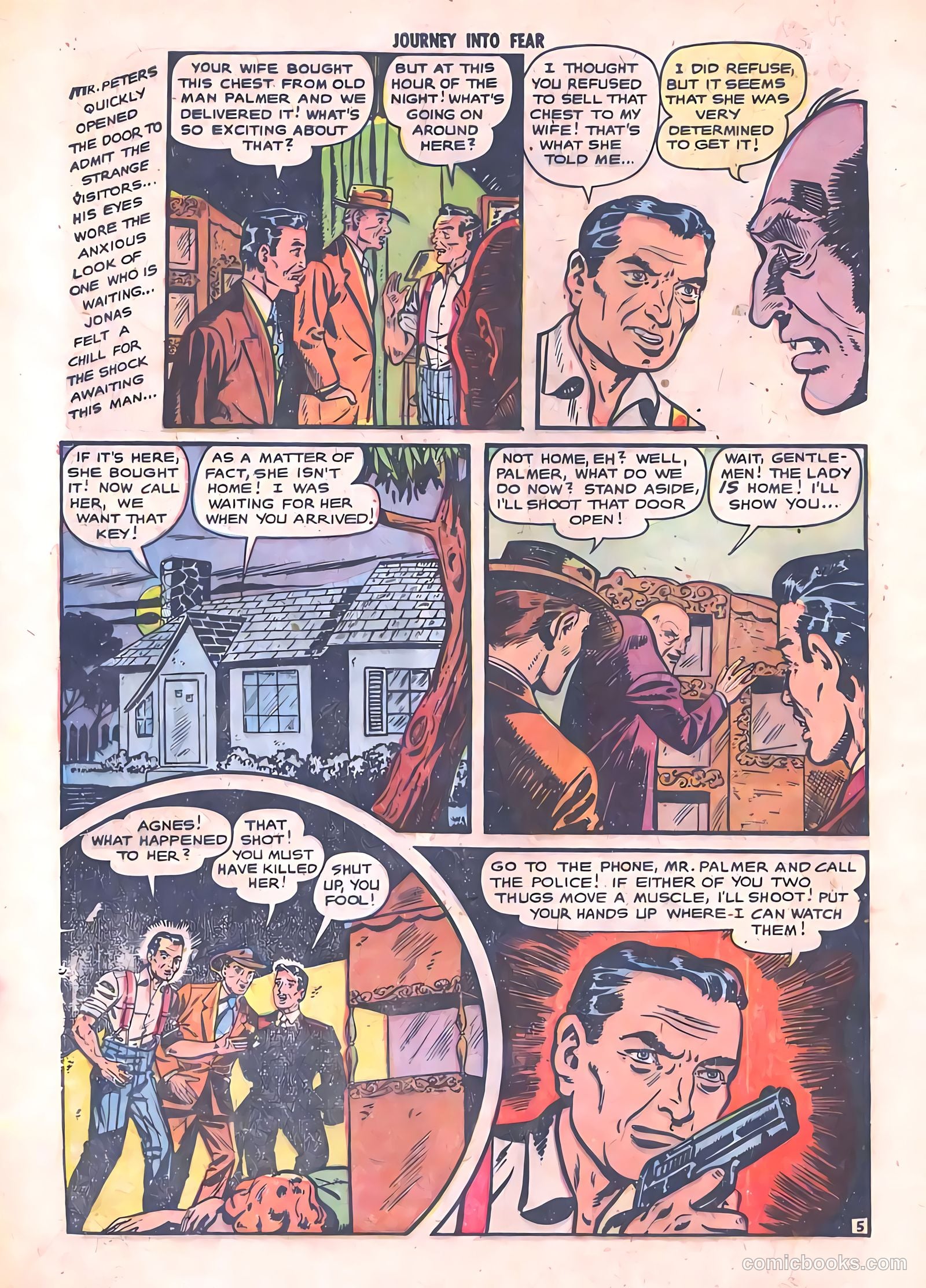 Journey into Fear #3 (1951) — page 16 of 36